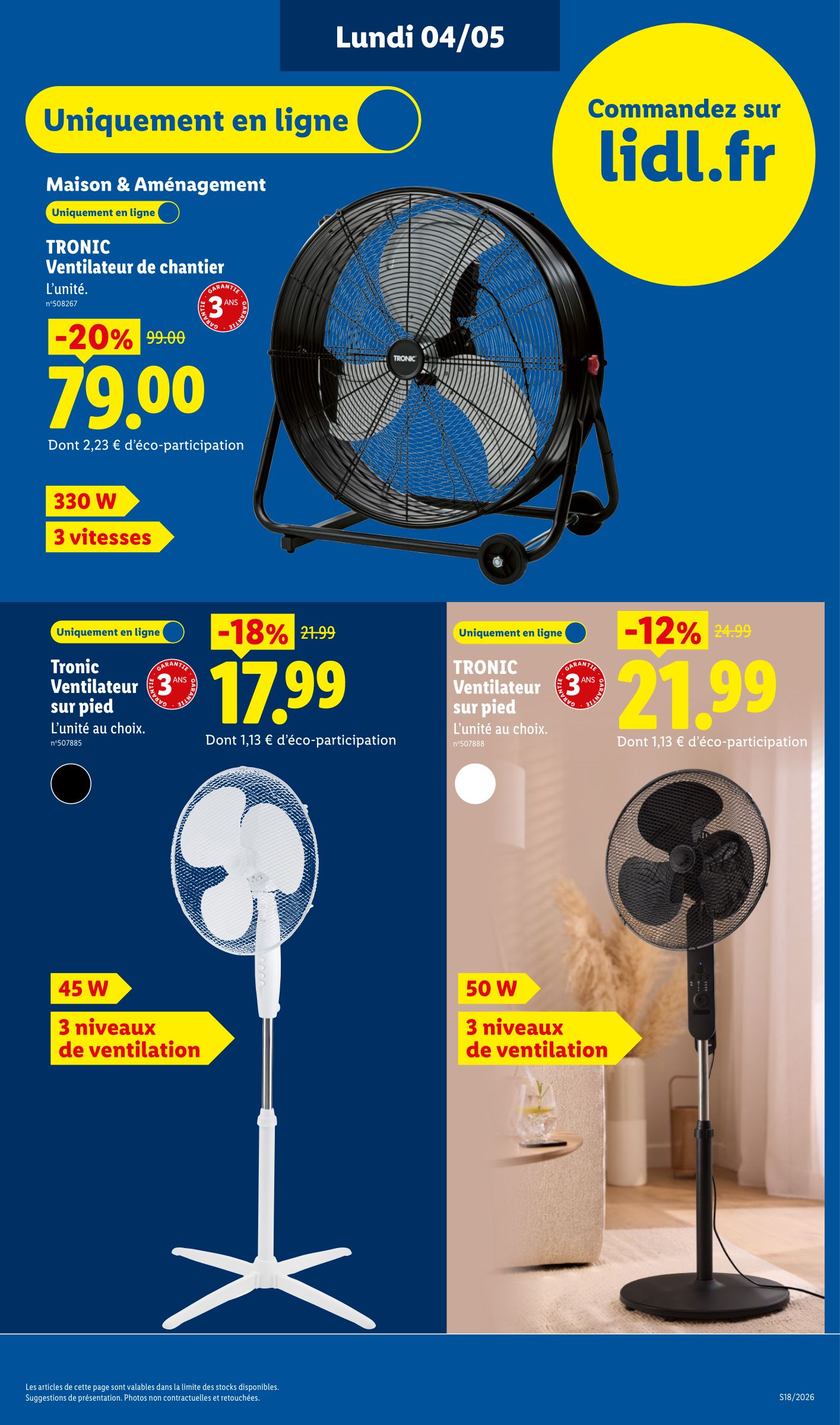 lidl - Current Lidl - Exclu Web leaflet valid from du lundi 04/05/2026 to de jeudi 07/05/2026 - page: 3