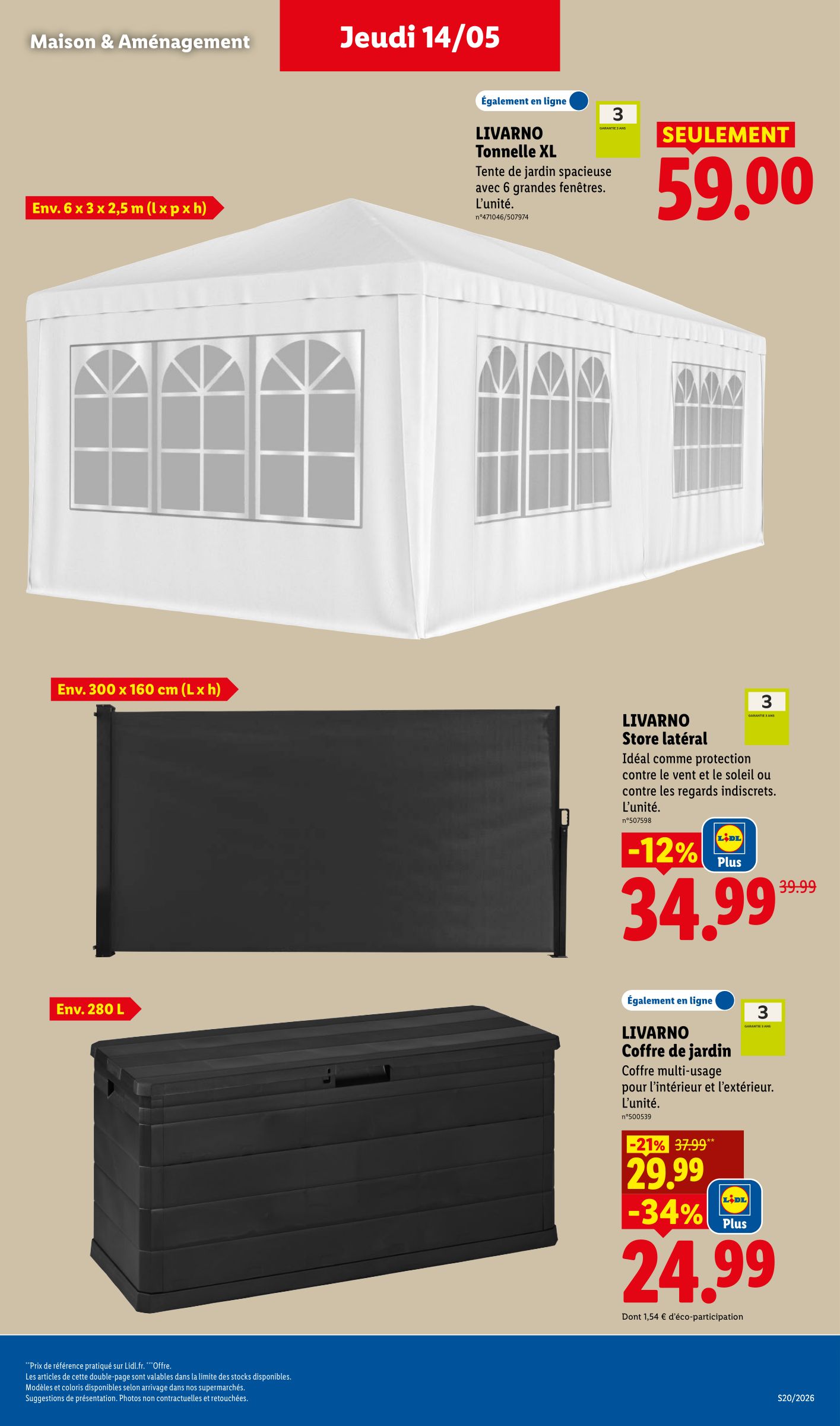 lidl - Flyer Lidl pour la semaine prochaine du de jeudi 14/05/2026 au du mercredi 20/05/2026 - page: 29