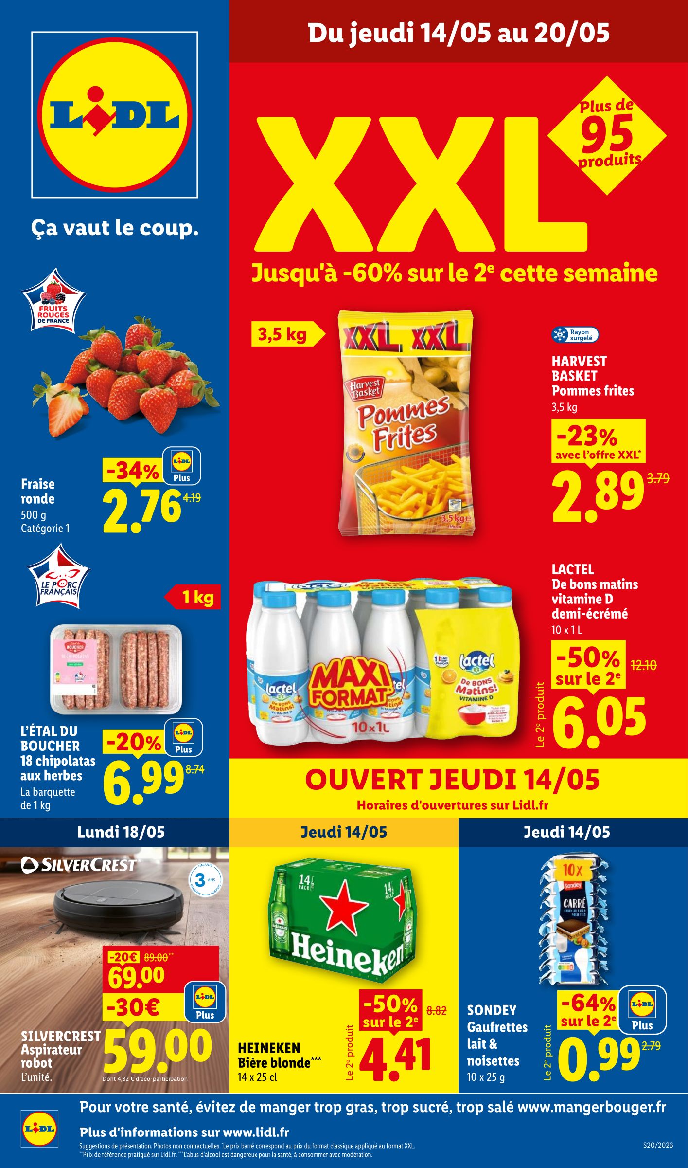 lidl - Flyer Lidl pour la semaine prochaine du de jeudi 14/05/2026 au du mercredi 20/05/2026