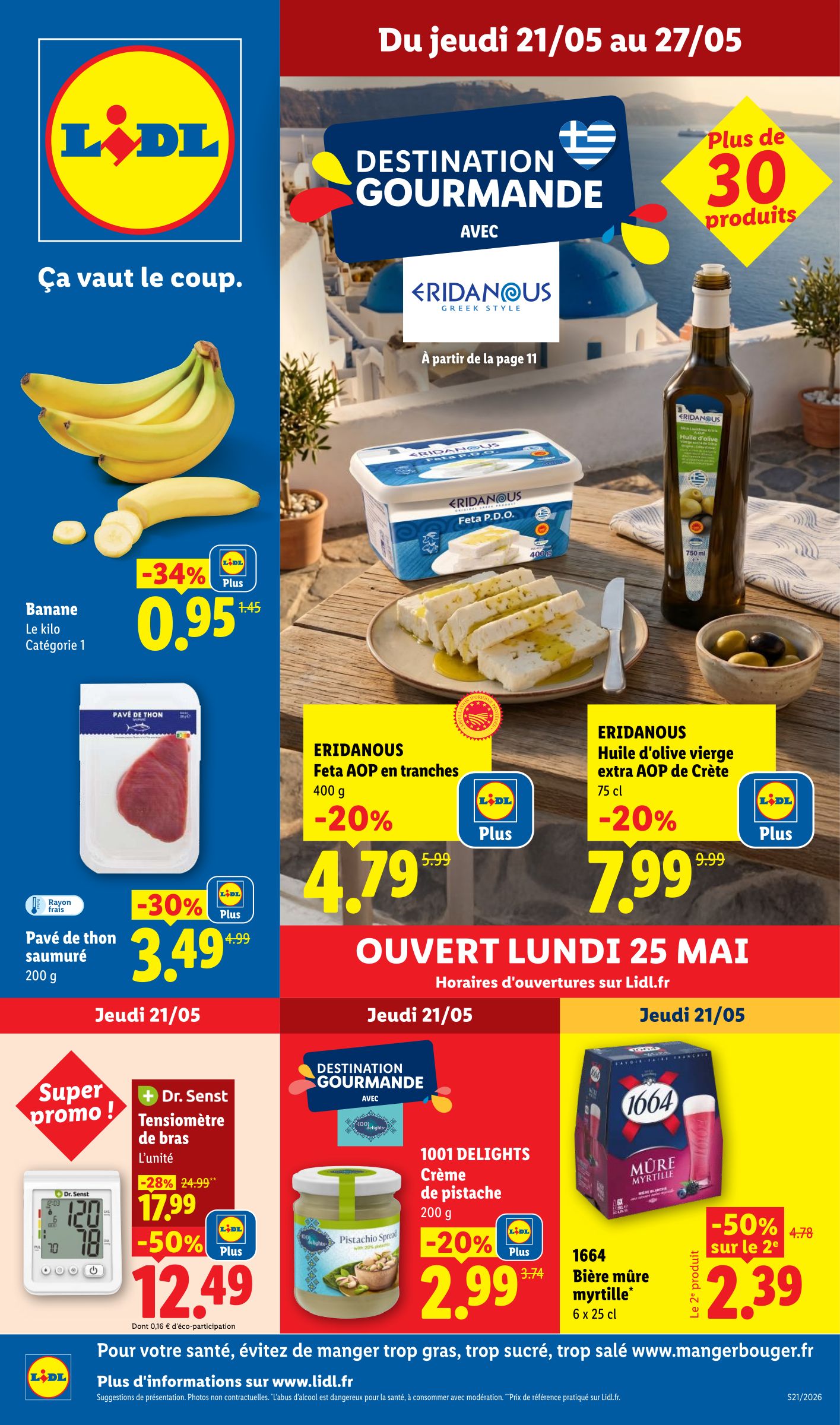 lidl - Flyer Lidl pour la semaine prochaine du de jeudi 21/05/2026 au du mercredi 27/05/2026 - page: 1