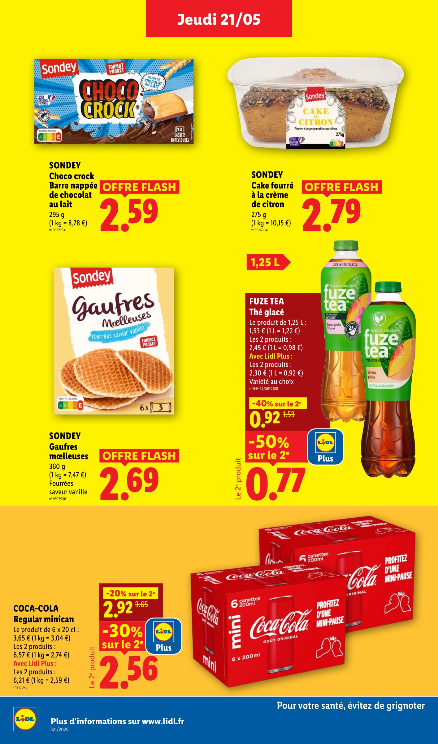 lidl - Flyer Lidl pour la semaine prochaine du de jeudi 21/05/2026 au du mercredi 27/05/2026 - page: 22