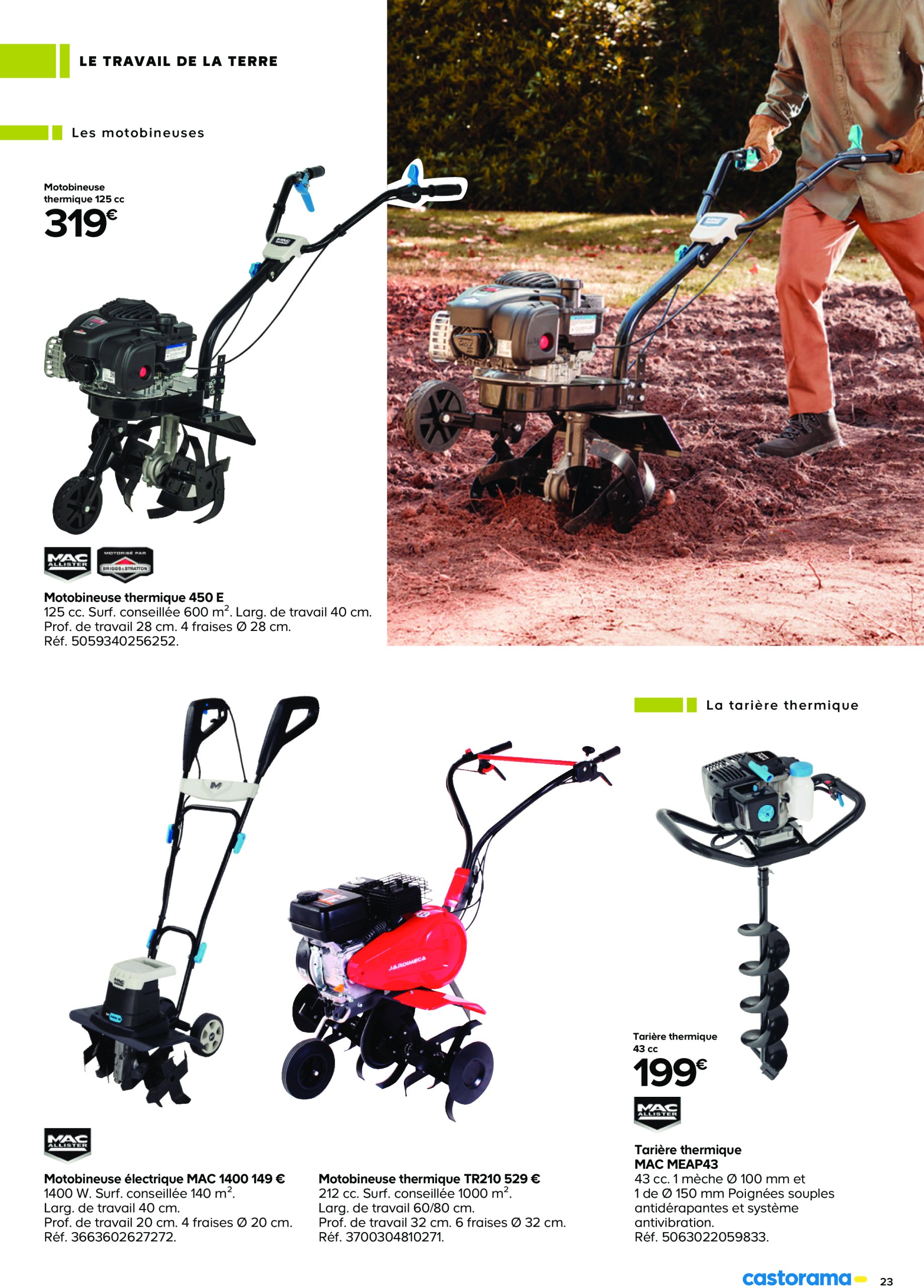 castorama - Catalogue Castorama - Motorisés de jardin valable dès 25/02 - 19/03 - page: 23