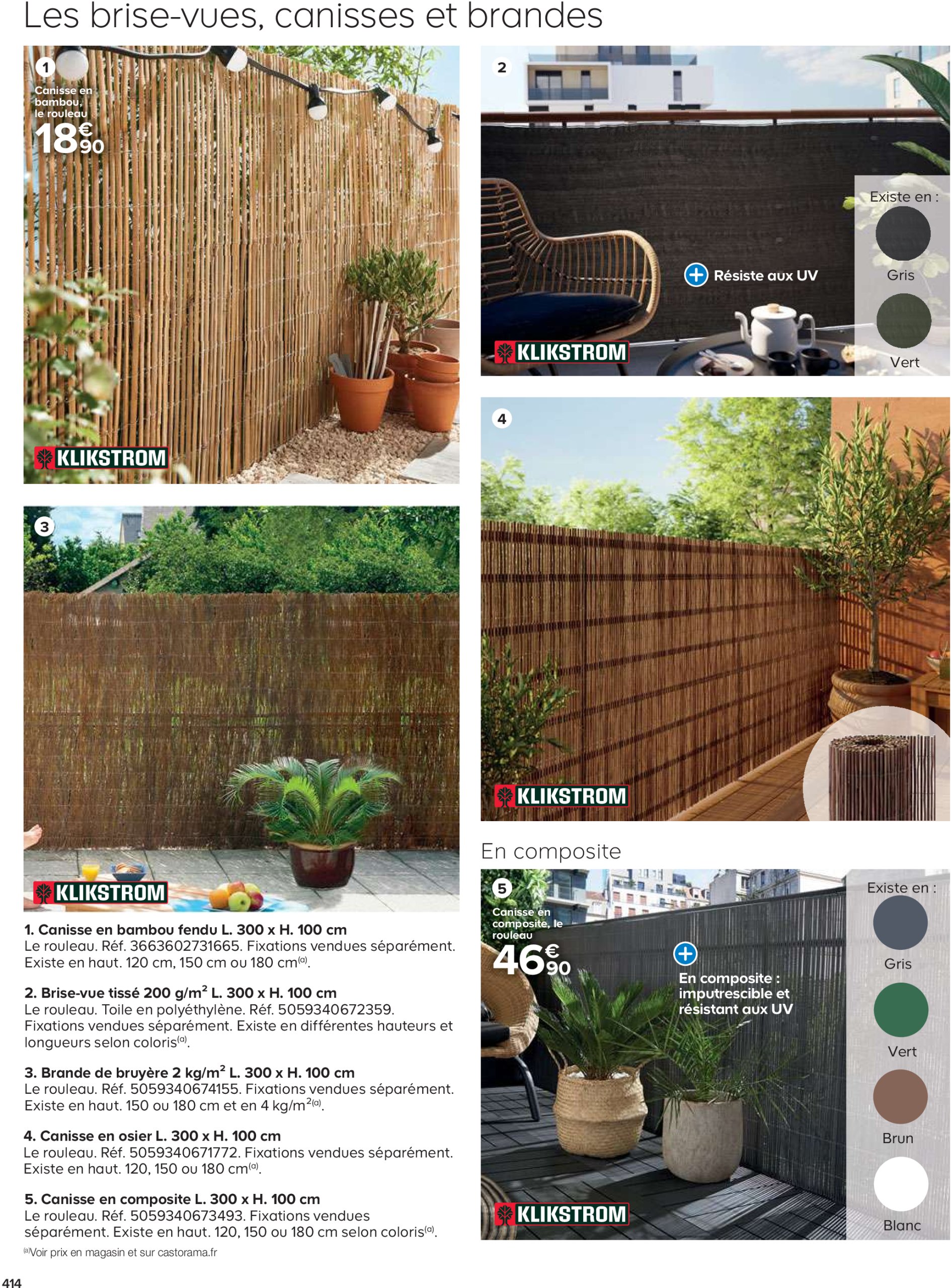 castorama - Catalogue Castorama valable dès 01/05 - 31/12 - page: 414 castorama - Catalogue Castorama valable dès 01/05 - 31/12 - page: 414