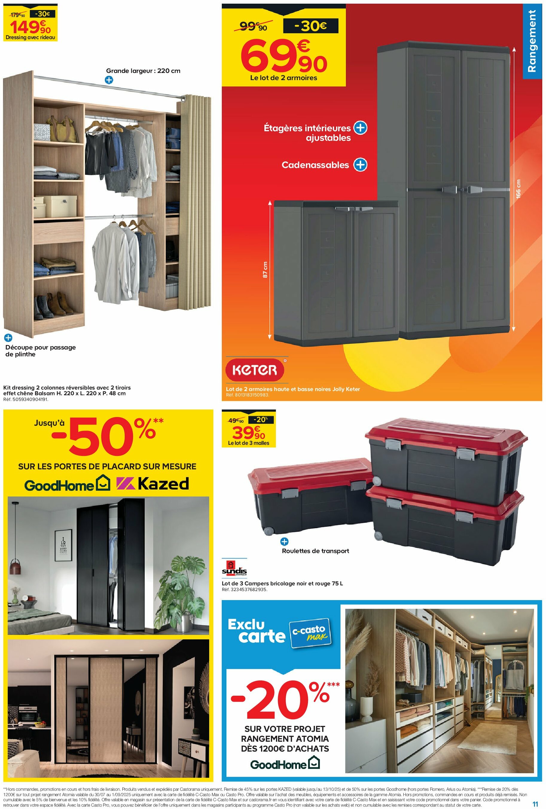 castorama - Catalogue Castorama valable du 20/08 au 01/09 - page: 11