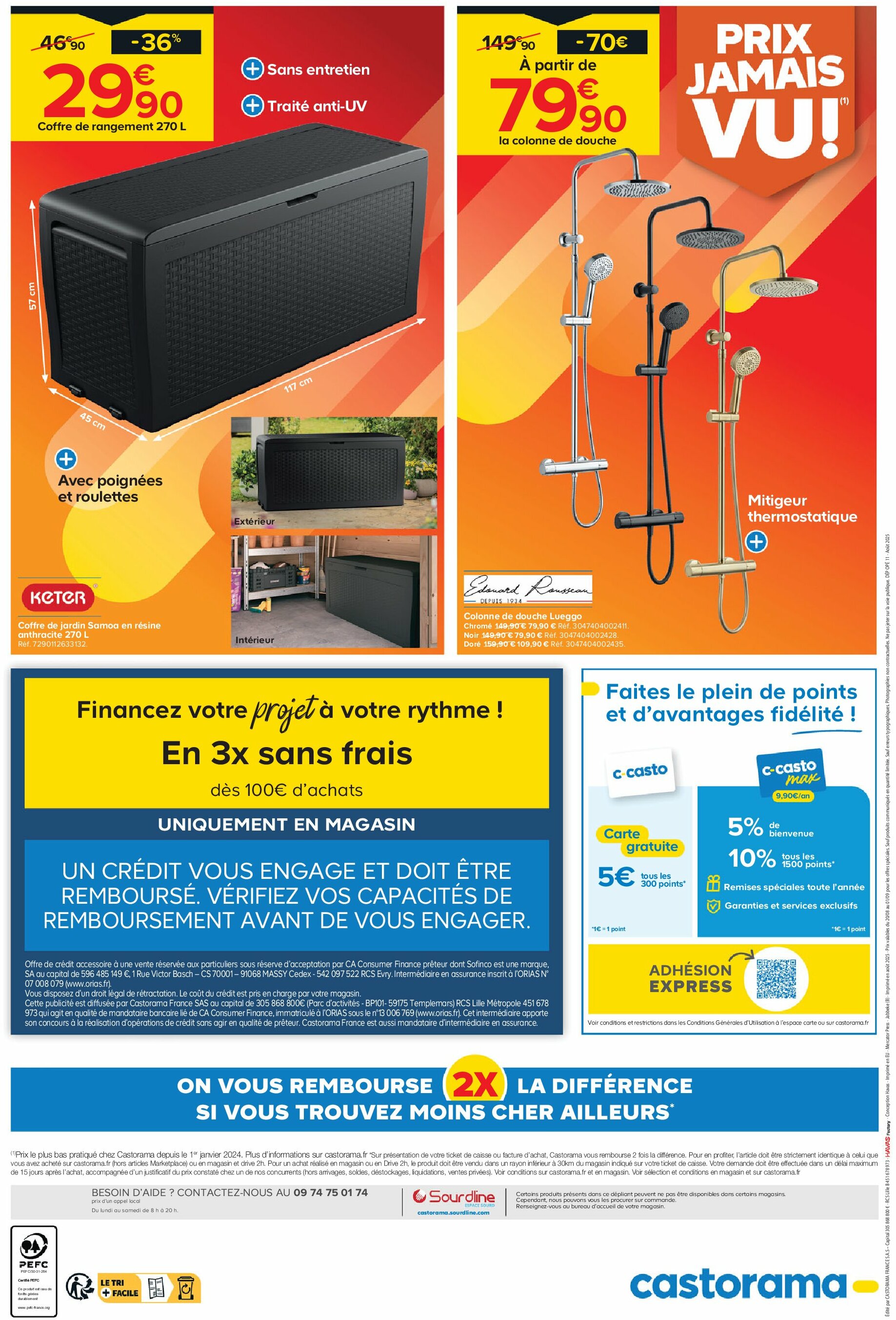 castorama - Catalogue Castorama valable du 20/08 au 01/09 - page: 16