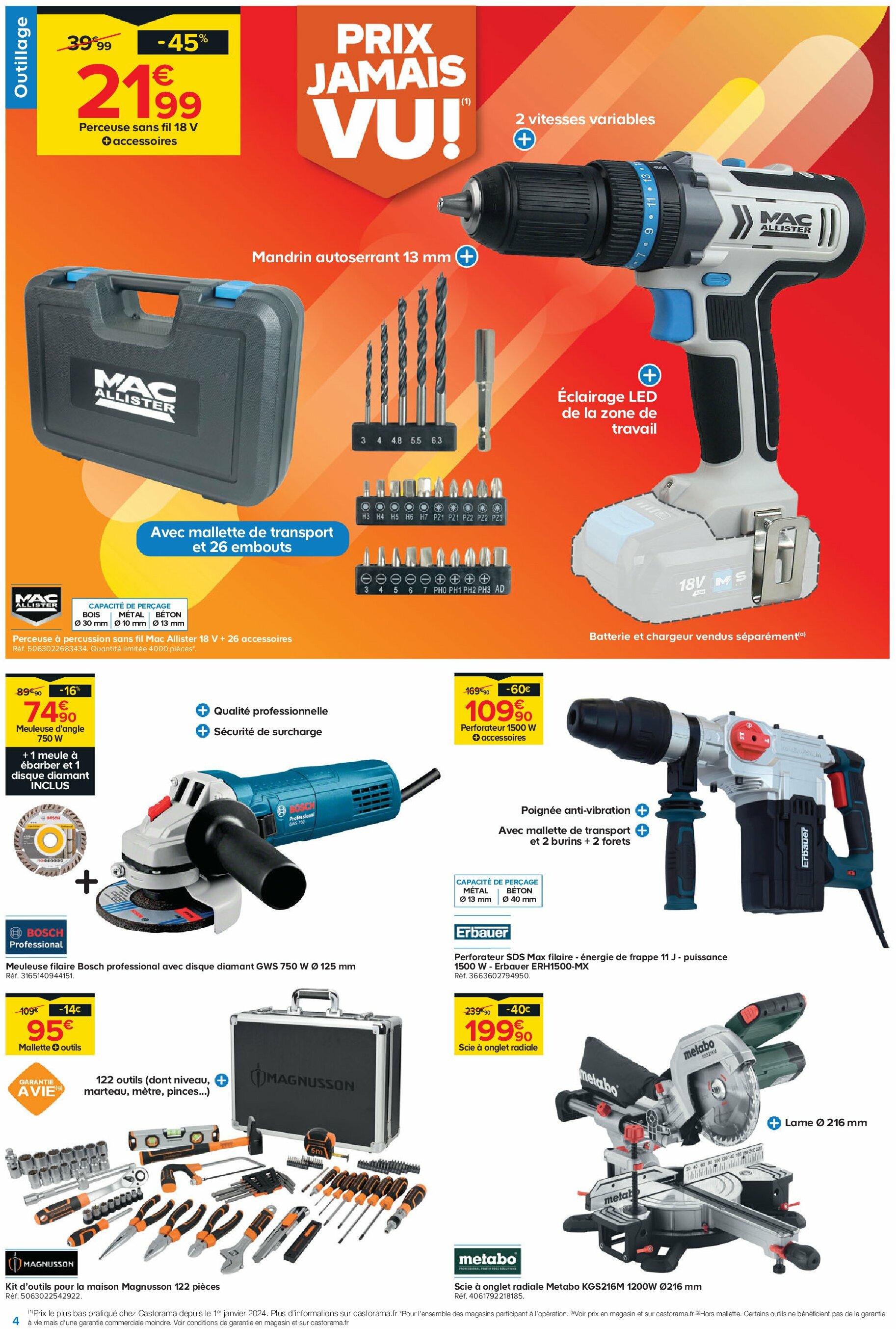 castorama - Catalogue Castorama valable du 20/08 au 01/09 - page: 4