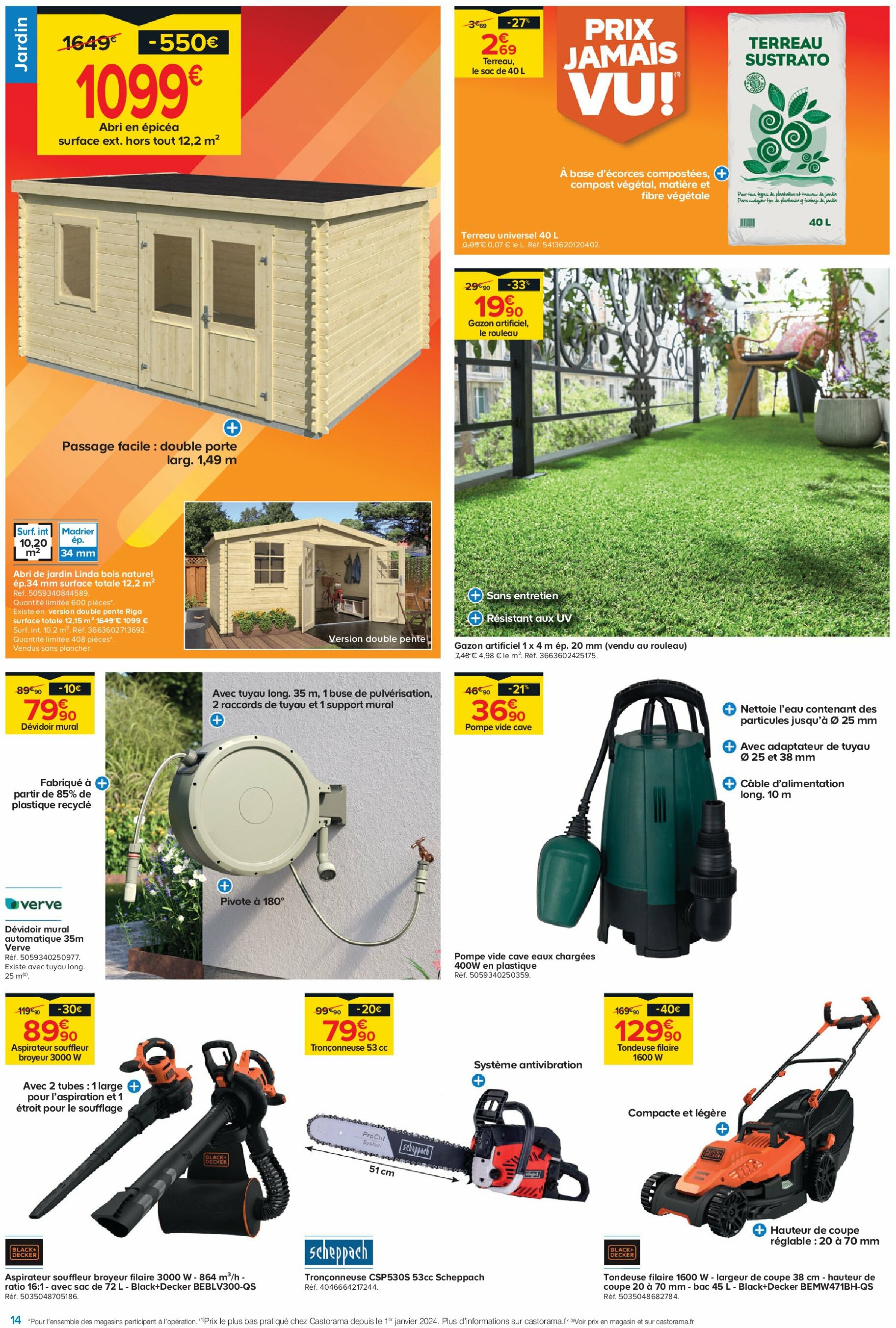 castorama - Catalogue Castorama valable du 20/08 au 01/09 - page: 14