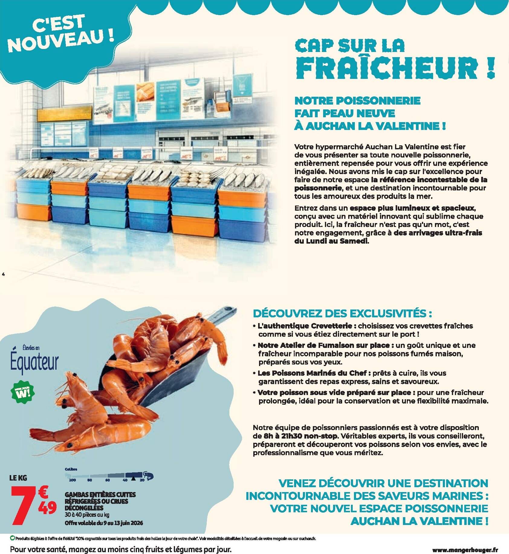 auchan - Flyer Auchan La Valentine pour la semaine prochaine du du mardi 09/06/2026 au du dimanche 14/06/2026 - page: 4