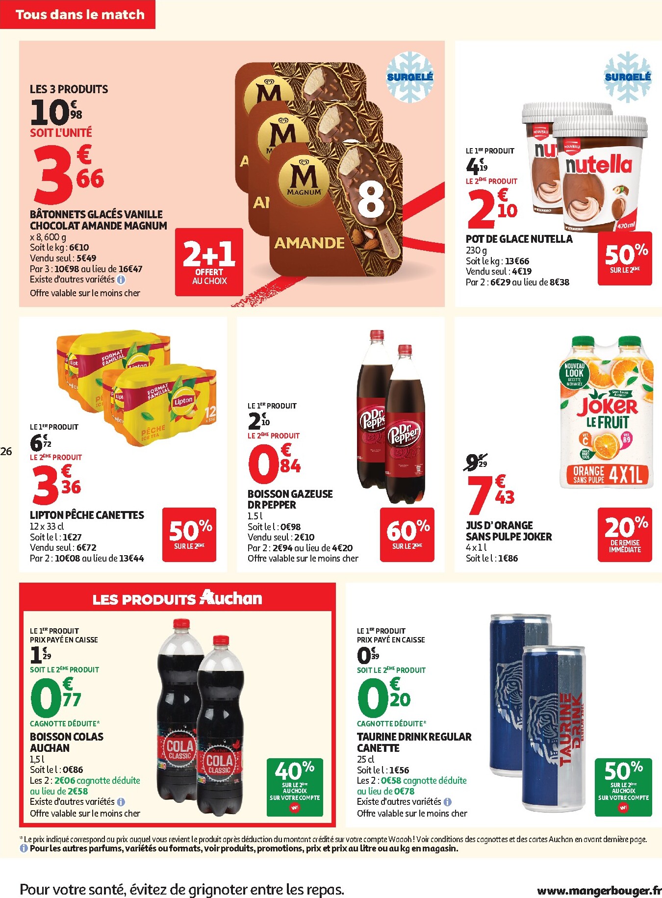 auchan - Current Auchan leaflet valid from du mardi 02/06/2026 to du dimanche 14/06/2026 - page: 26