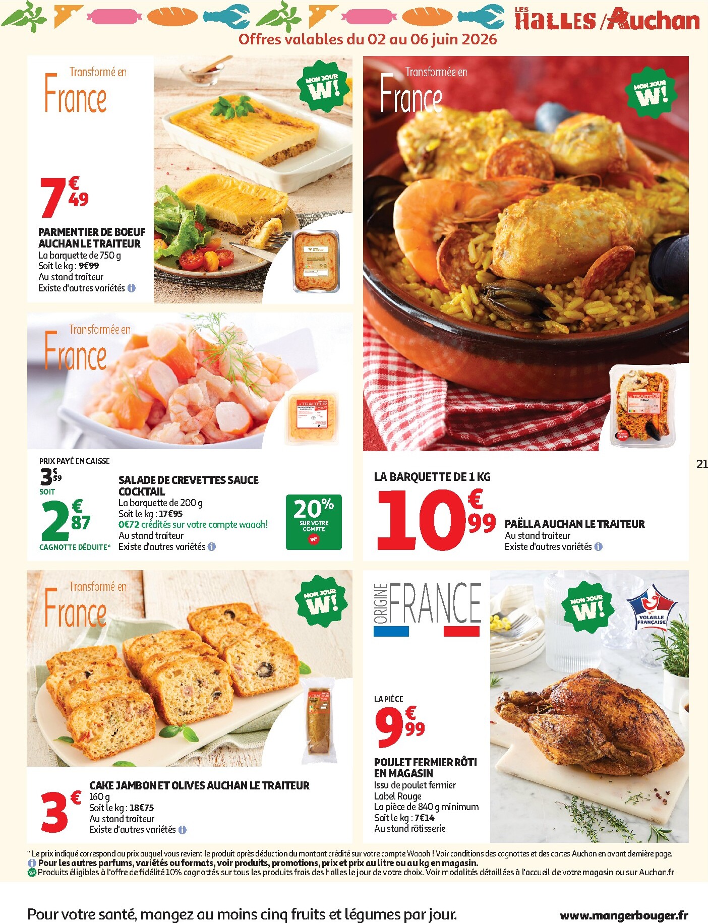 auchan - Current Auchan leaflet valid from du mardi 02/06/2026 to du dimanche 14/06/2026 - page: 21