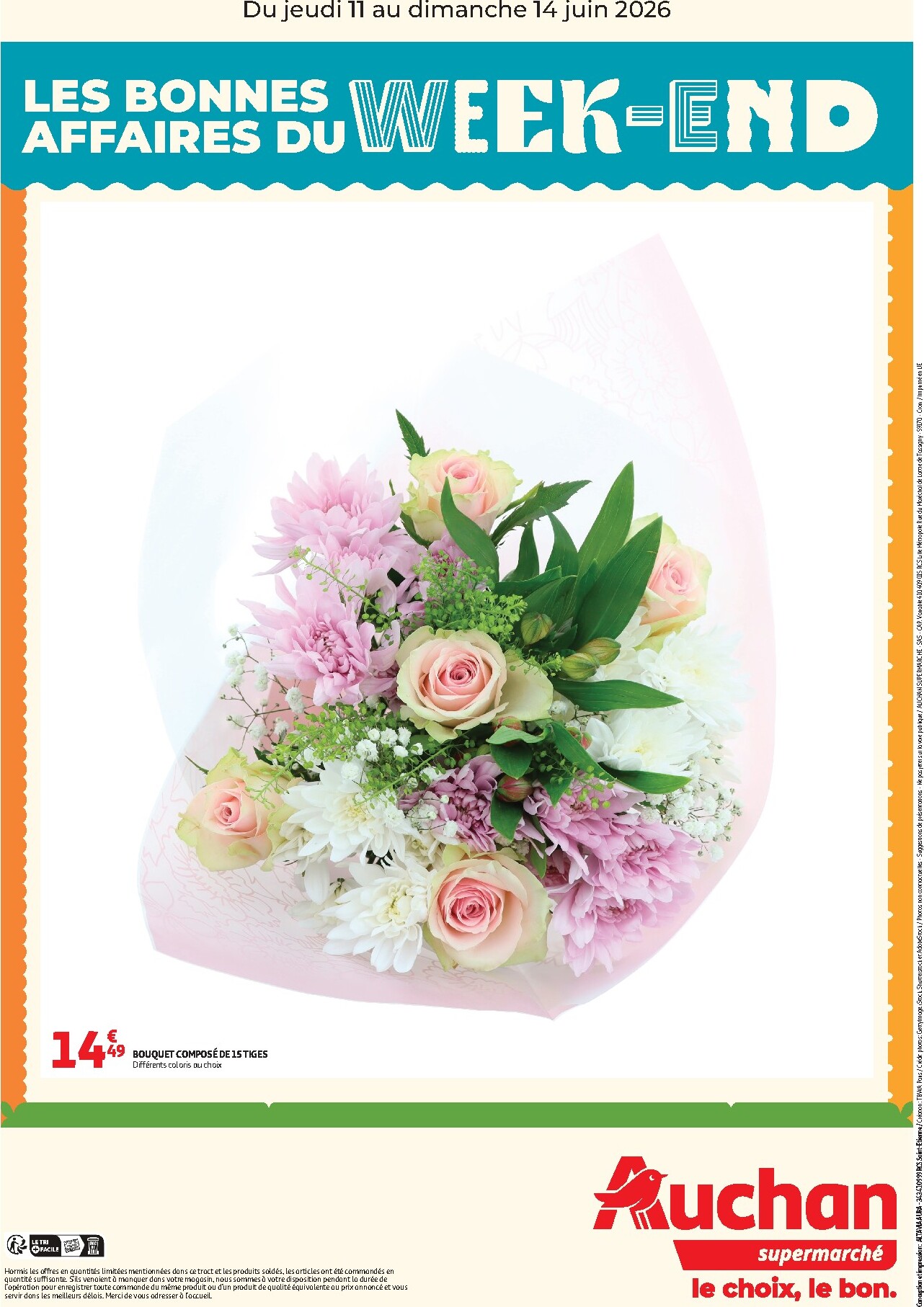 auchan - Current Auchan Supermarché - Les bons plans du week-end leaflet valid from de jeudi 11/06/2026 to du dimanche 14/06/2026 - page: 2