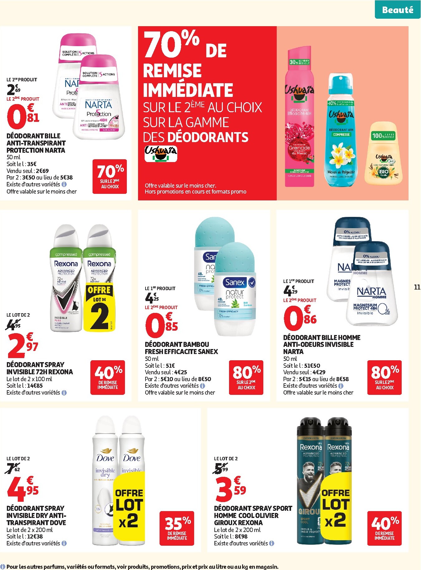 auchan - Current Auchan - Beauté, Halles hypers leaflet valid from du mardi 16/06/2026 to du dimanche 28/06/2026 - page: 11