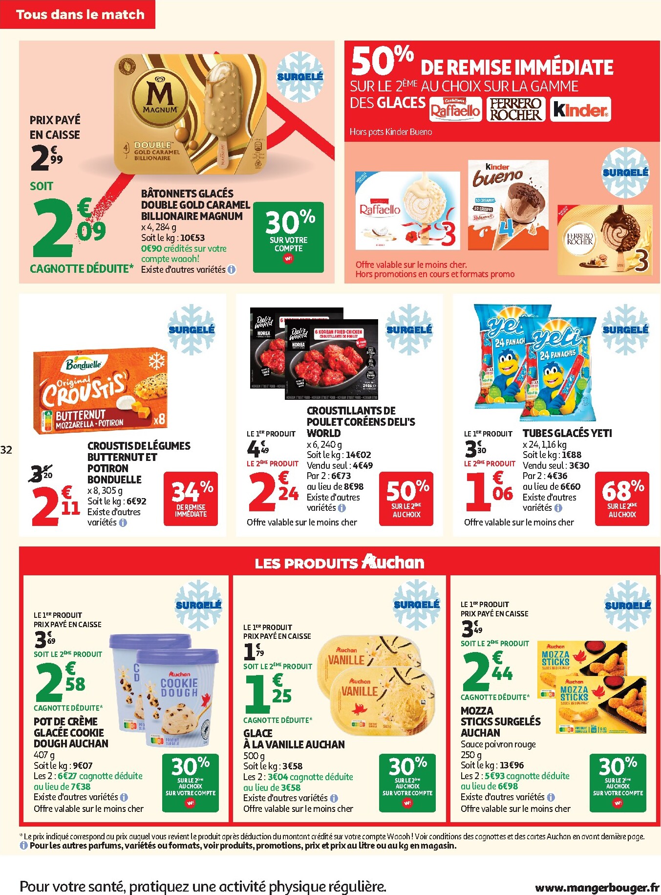auchan - Current Auchan - Beauté, Halles hypers leaflet valid from du mardi 16/06/2026 to du dimanche 28/06/2026 - page: 32