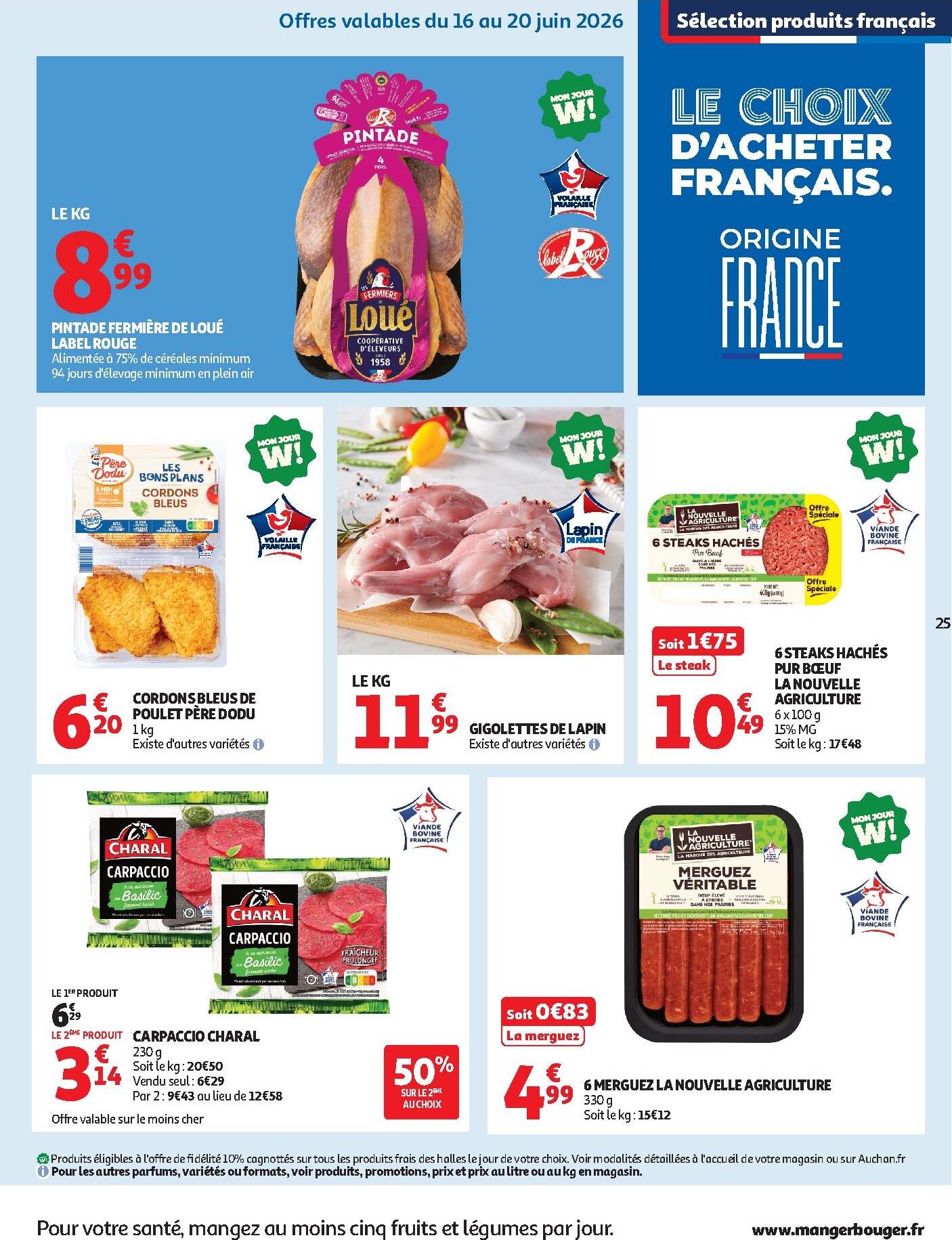auchan - Current Auchan - Beauté, Halles hypers leaflet valid from du mardi 16/06/2026 to du dimanche 28/06/2026 - page: 25
