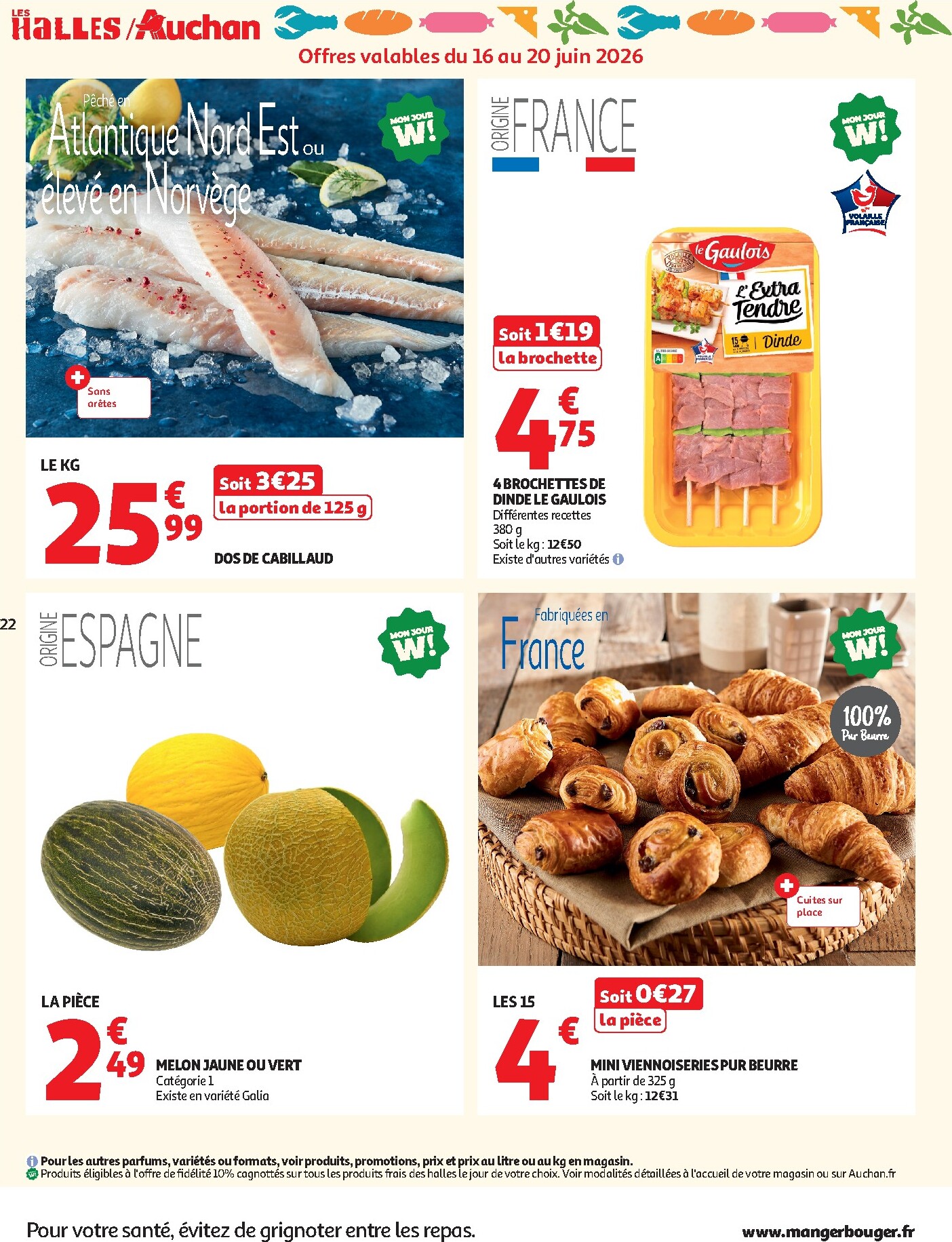 auchan - Current Auchan - Beauté, Halles hypers leaflet valid from du mardi 16/06/2026 to du dimanche 28/06/2026 - page: 22
