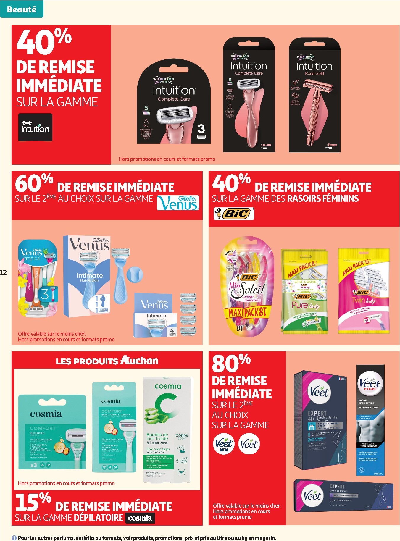 auchan - Current Auchan - Beauté, Halles hypers leaflet valid from du mardi 16/06/2026 to du dimanche 28/06/2026 - page: 12