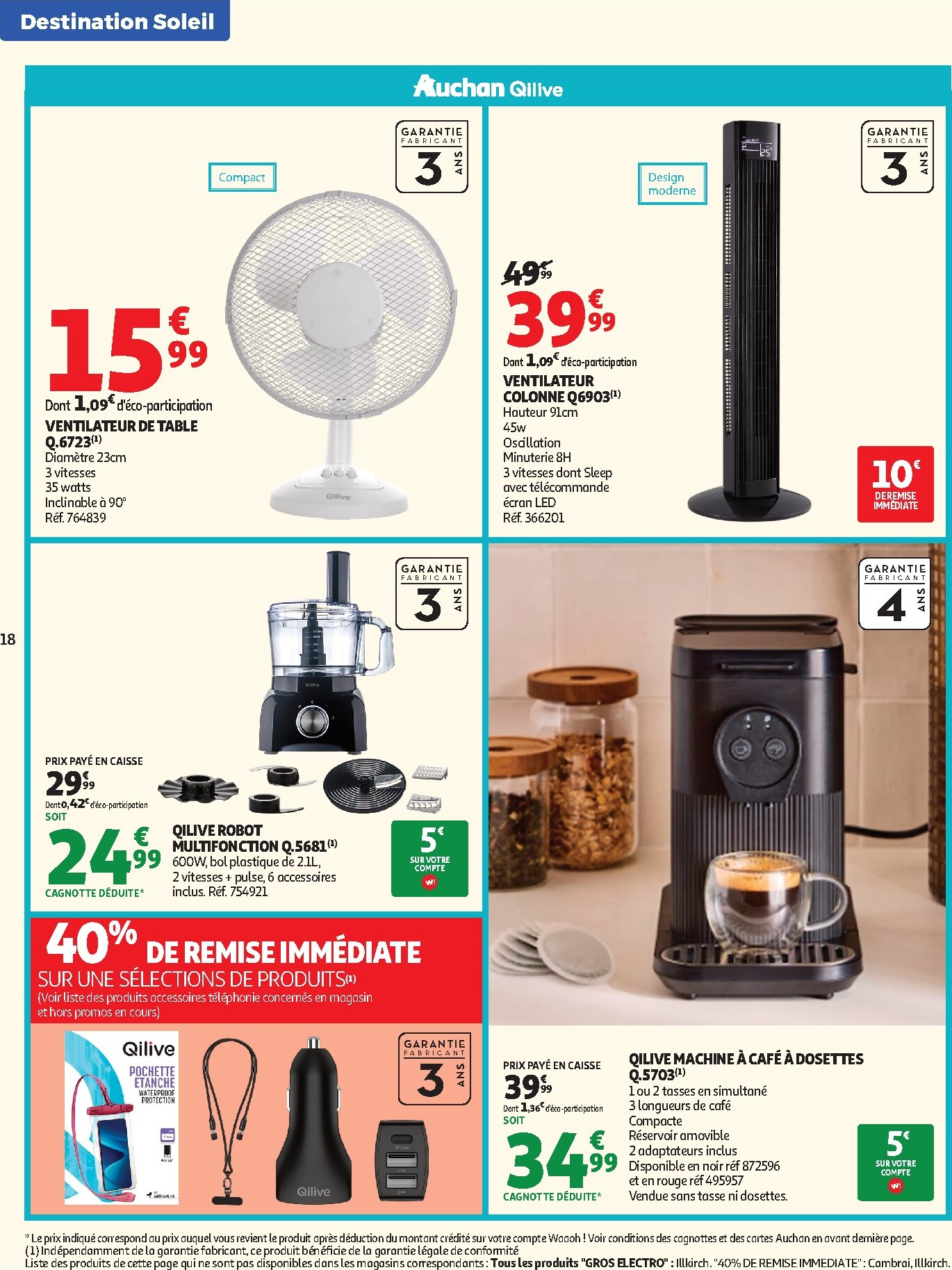 auchan - Current Auchan - Valises et vacances leaflet valid from du mardi 16/06/2026 to du dimanche 28/06/2026 - page: 18