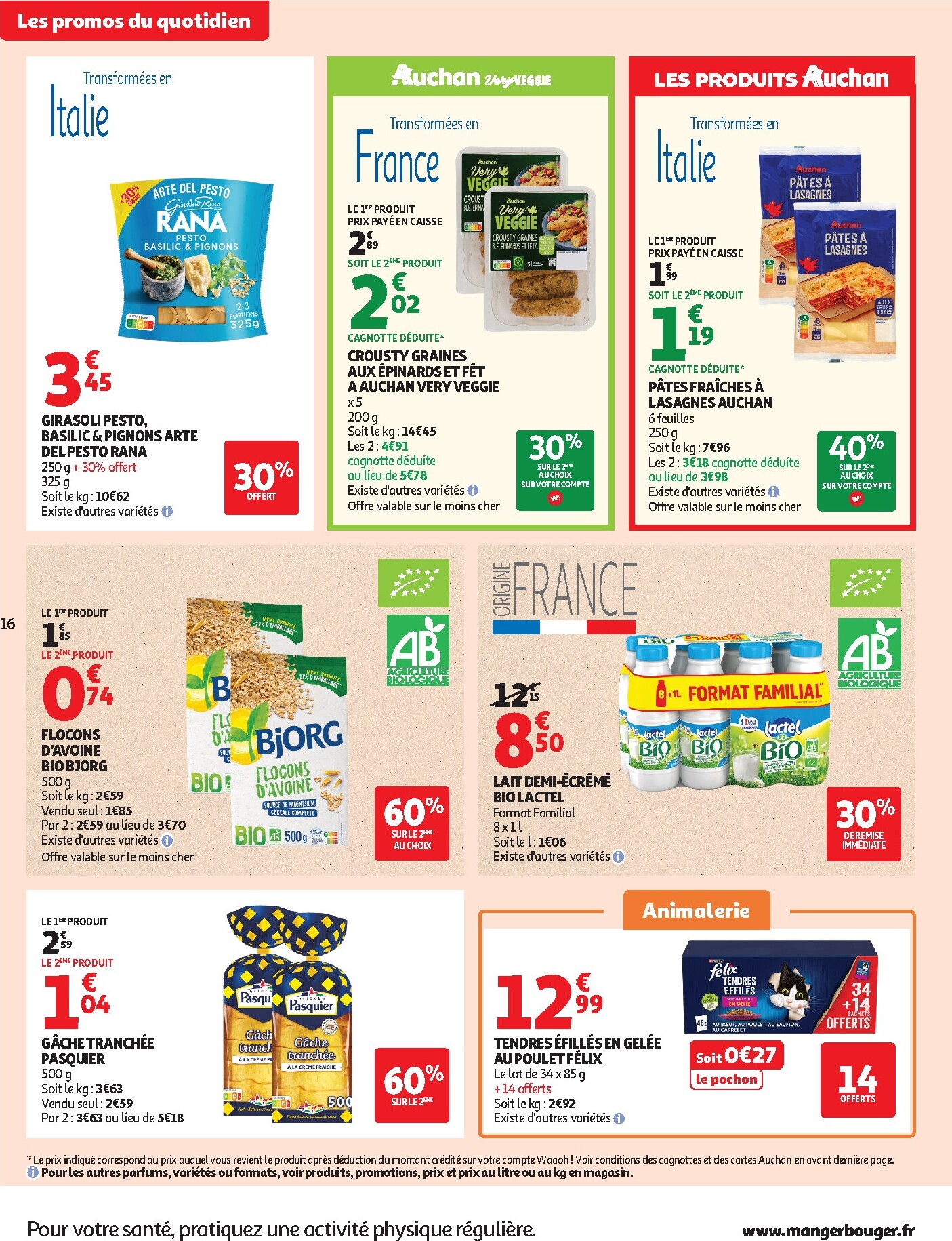 auchan - Current Auchan Supermarché - Beauté, Halles, supers leaflet valid from du mardi 16/06/2026 to du samedi 27/06/2026 - page: 16