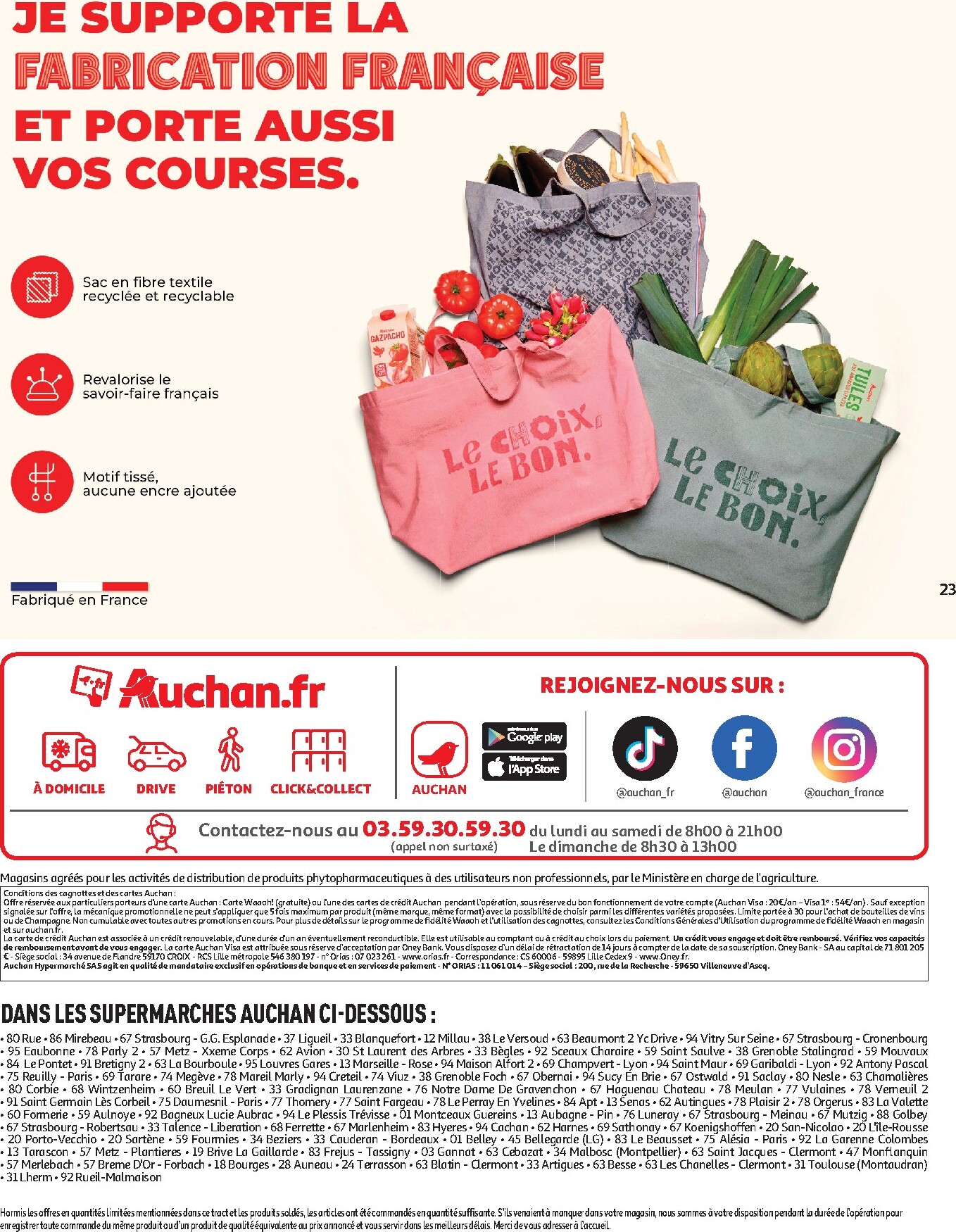 auchan - Current Auchan Supermarché - Beauté, Halles, supers leaflet valid from du mardi 16/06/2026 to du samedi 27/06/2026 - page: 23