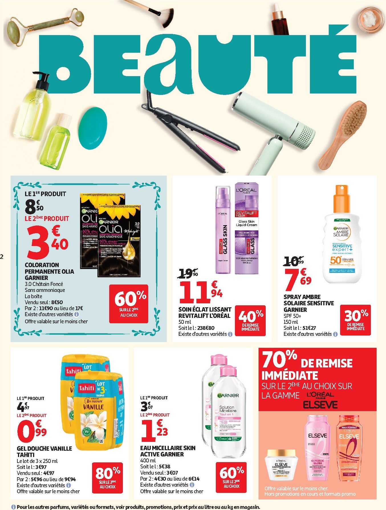 auchan - Current Auchan Supermarché - Beauté, Halles, supers leaflet valid from du mardi 16/06/2026 to du samedi 27/06/2026 - page: 2
