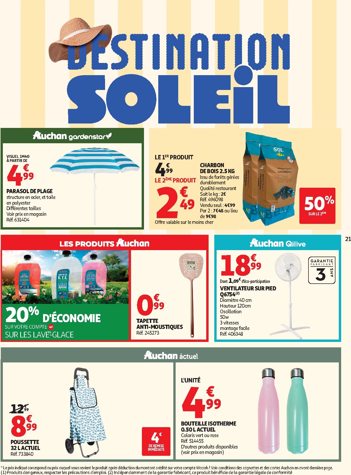 auchan - Current Auchan Supermarché - Beauté, Halles, supers leaflet valid from du mardi 16/06/2026 to du samedi 27/06/2026 - page: 21