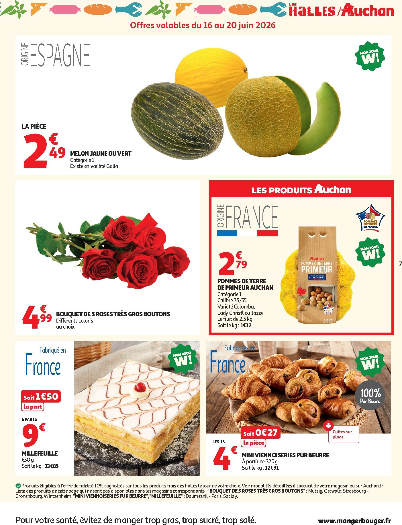 auchan - Current Auchan Supermarché - Beauté, Halles, supers leaflet valid from du mardi 16/06/2026 to du samedi 27/06/2026 - page: 7