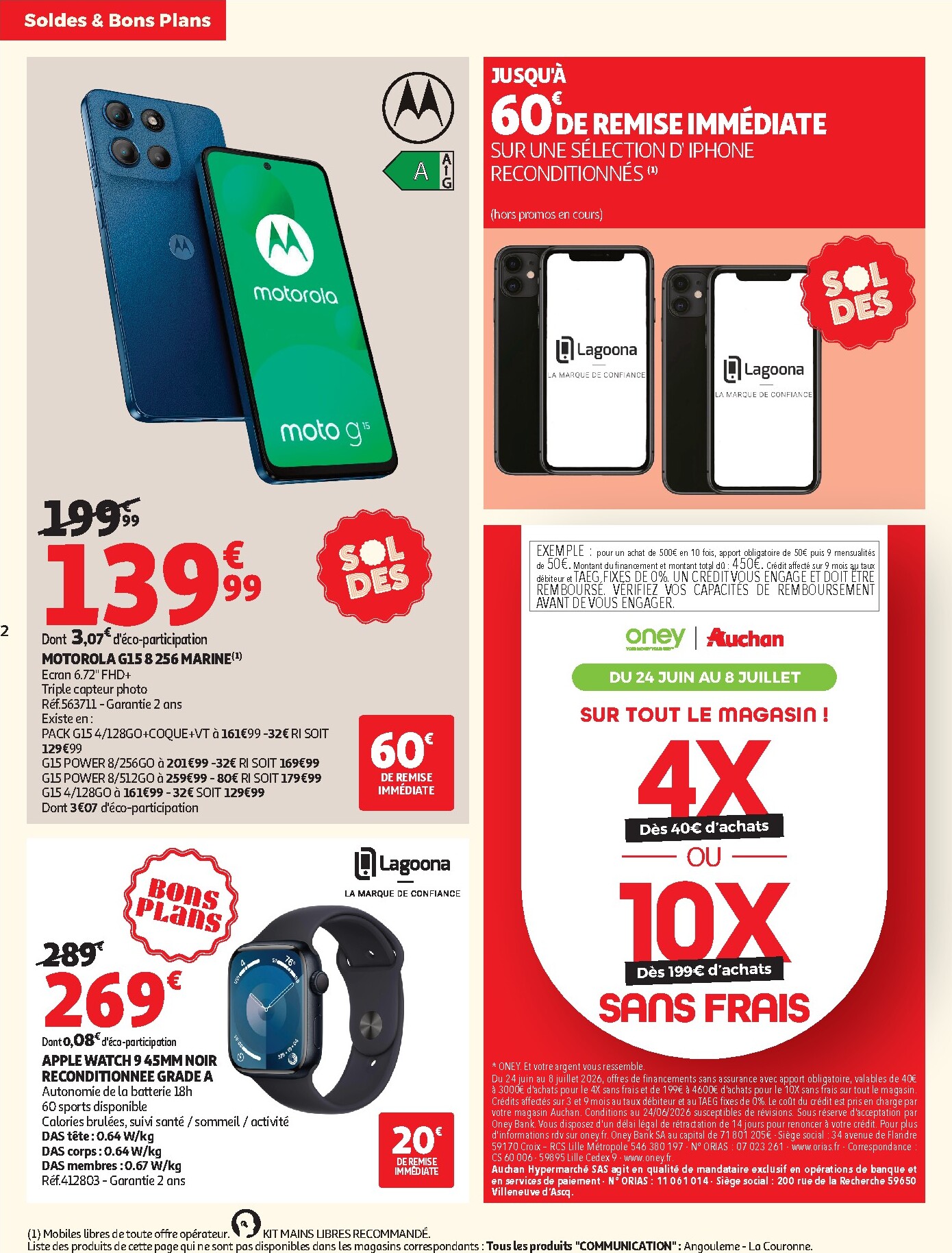 auchan - Flyer Auchan - Soldes d'été pour la semaine prochaine du du mercredi 24/06/2026 au du mardi 21/07/2026 - page: 2