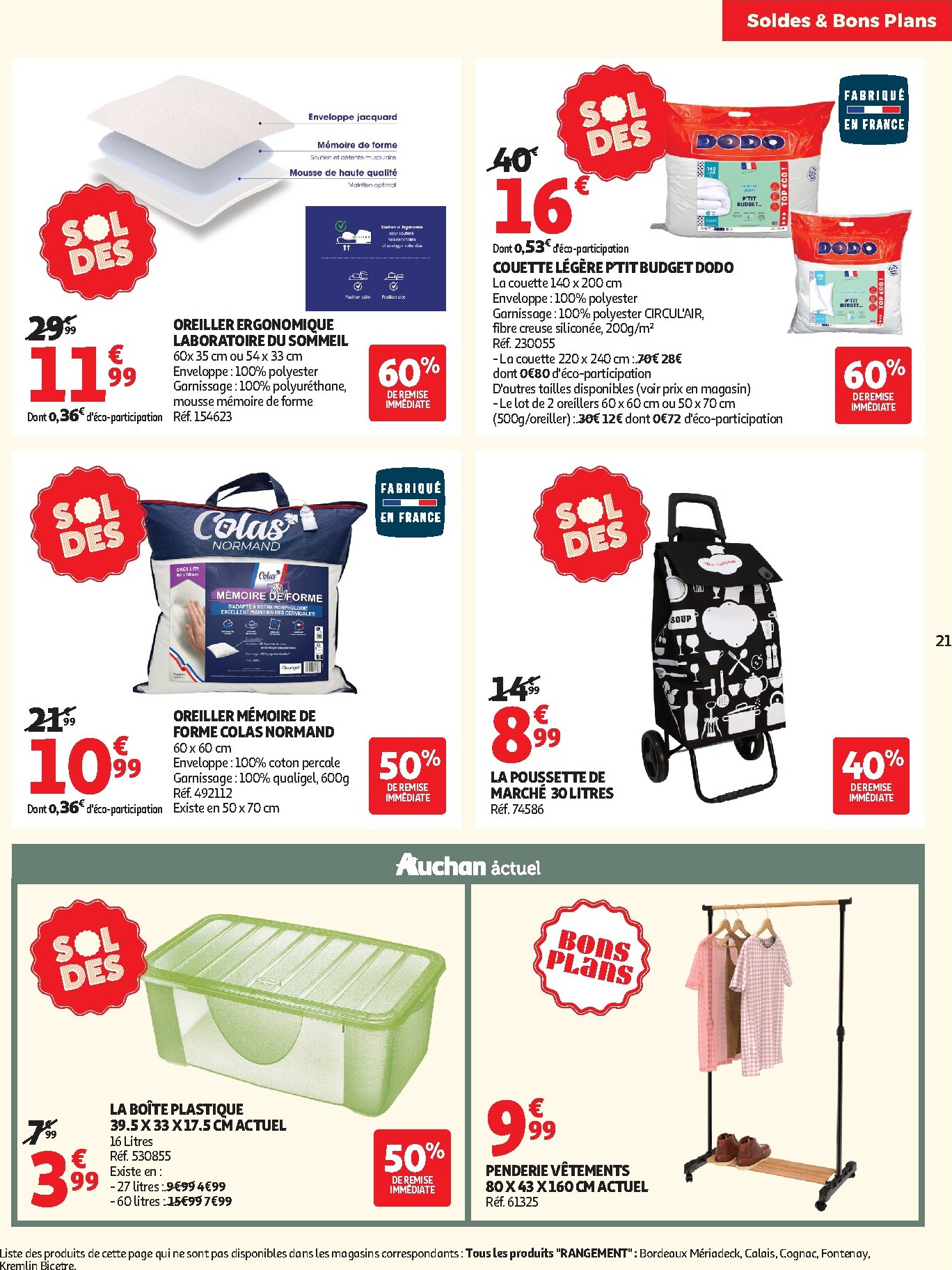 auchan - Flyer Auchan - Soldes d'été pour la semaine prochaine du du mercredi 24/06/2026 au du mardi 21/07/2026 - page: 21