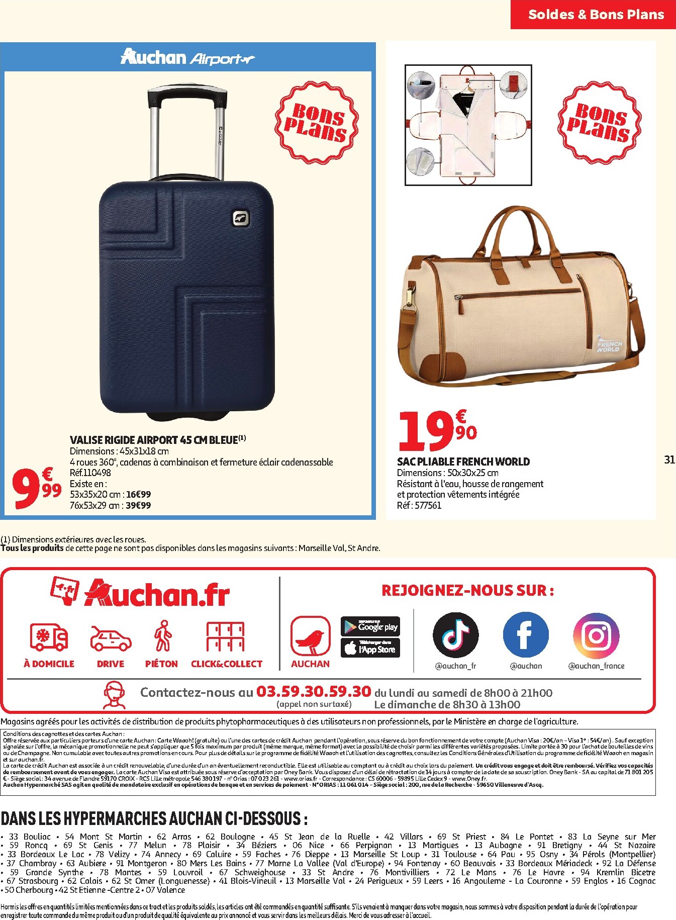 auchan - Flyer Auchan - Soldes d'été pour la semaine prochaine du du mercredi 24/06/2026 au du mardi 21/07/2026 - page: 31