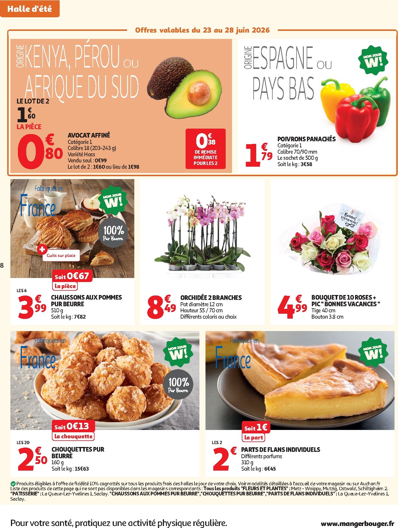 auchan - Flyer Auchan Supermarché - Tops promos supers pour la semaine prochaine du du mardi 23/06/2026 au du samedi 27/06/2026 - page: 8