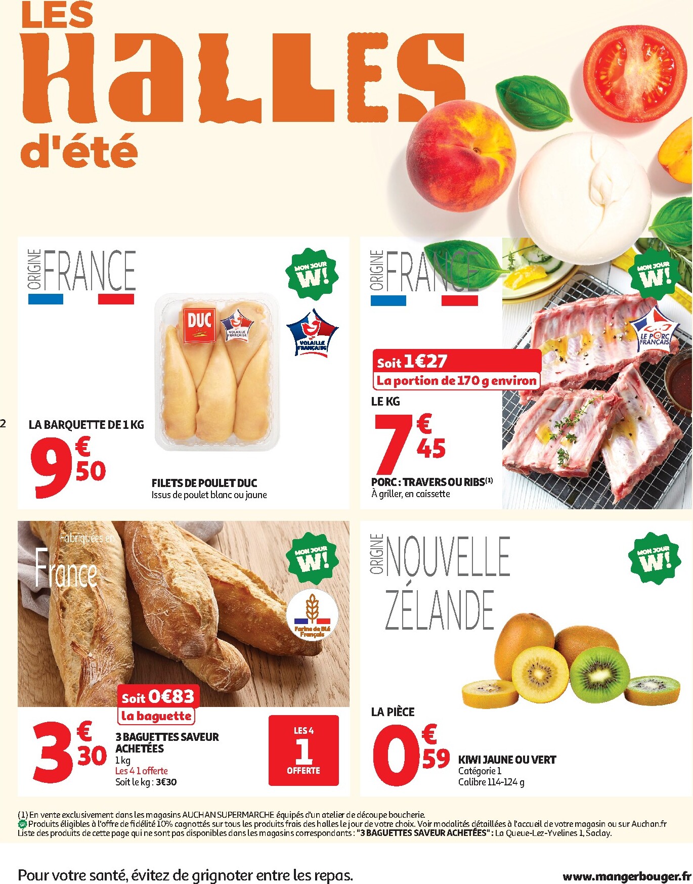 auchan - Flyer Auchan Supermarché - Tops promos supers pour la semaine prochaine du du mardi 23/06/2026 au du samedi 27/06/2026 - page: 2