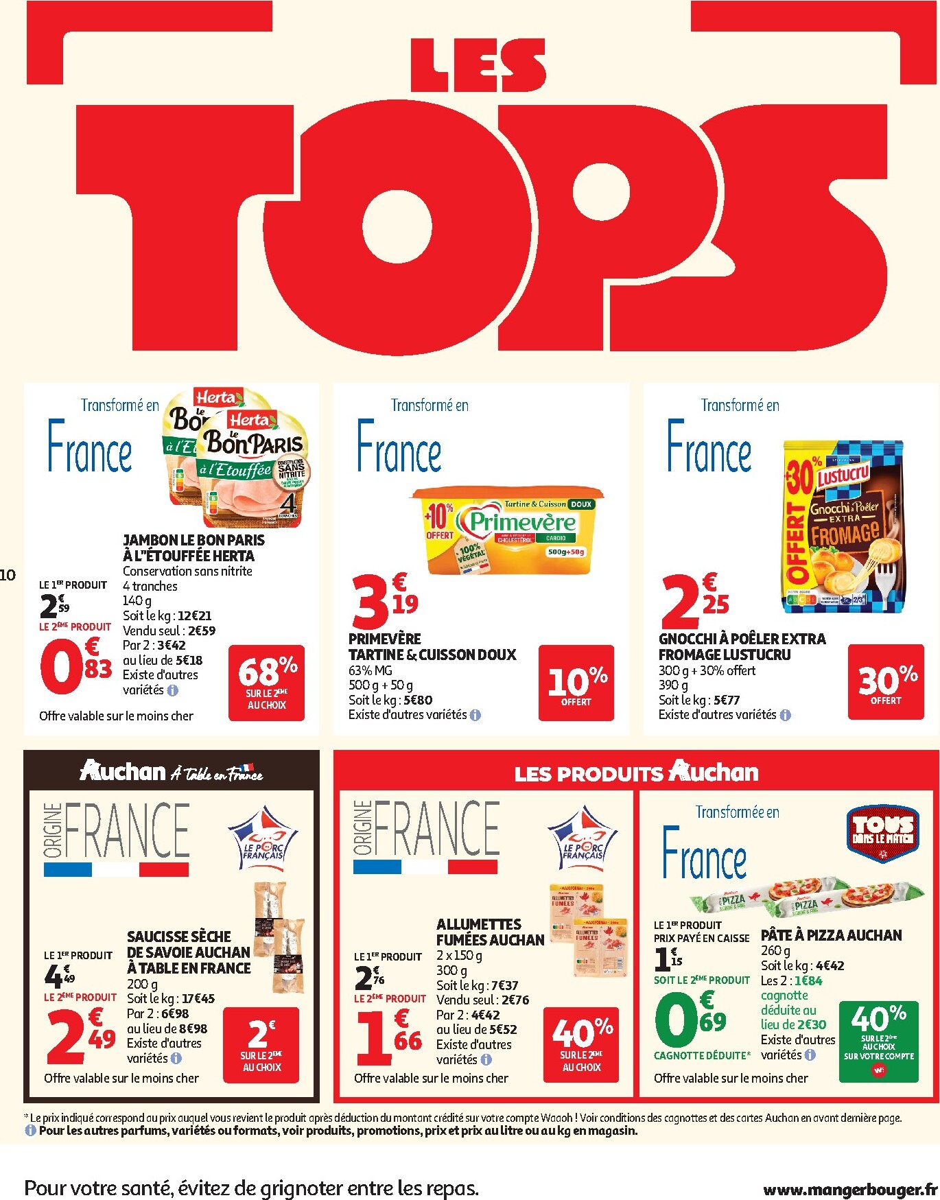auchan - Flyer Auchan Supermarché - Tops promos supers pour la semaine prochaine du du mardi 23/06/2026 au du samedi 27/06/2026 - page: 10