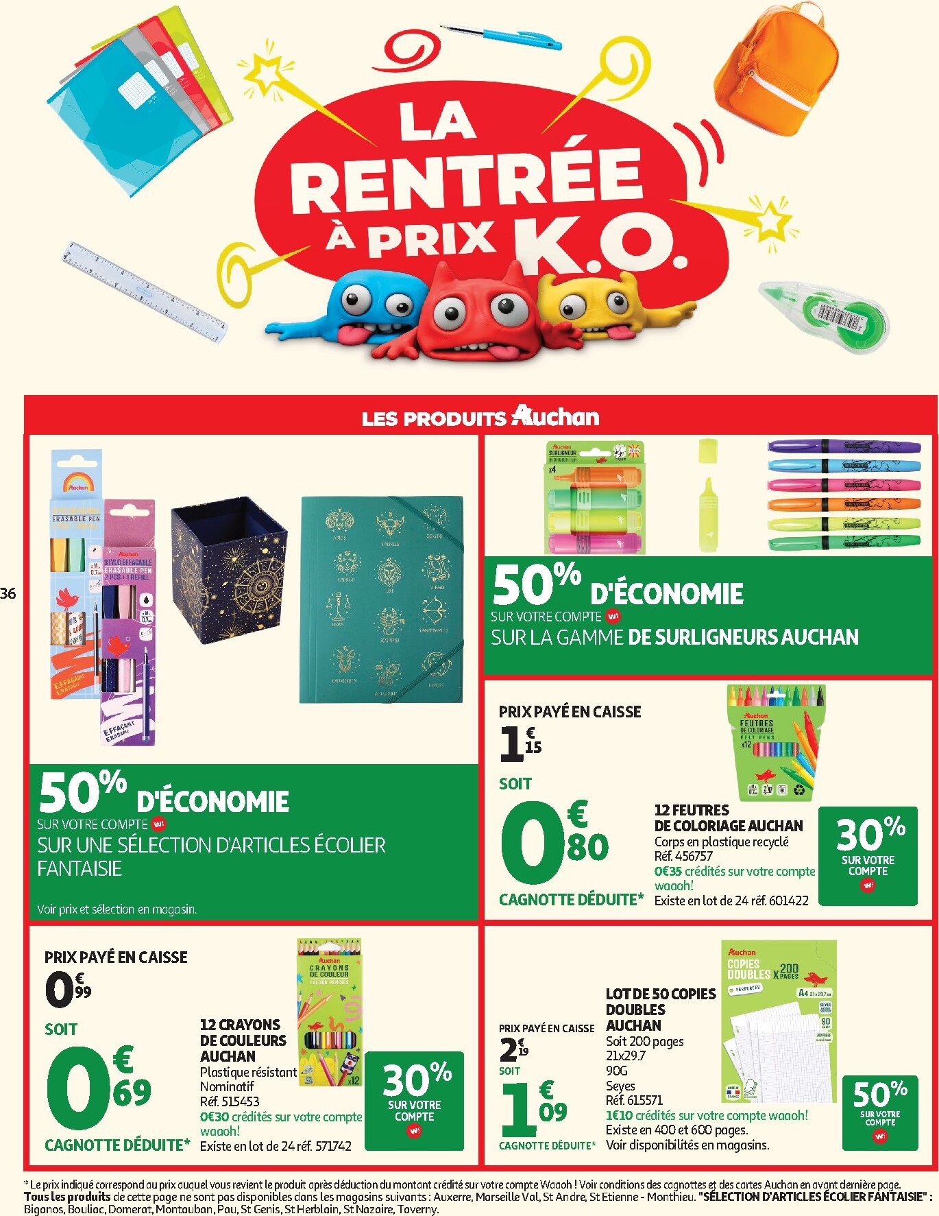 auchan - Flyer Auchan pour la semaine prochaine du du mardi 23/06/2026 au du dimanche 05/07/2026 - page: 36