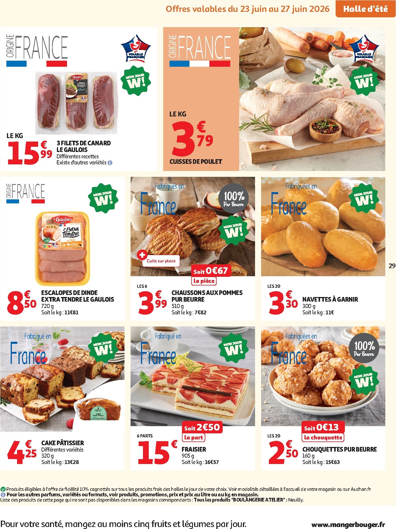 auchan - Flyer Auchan pour la semaine prochaine du du mardi 23/06/2026 au du dimanche 05/07/2026 - page: 29