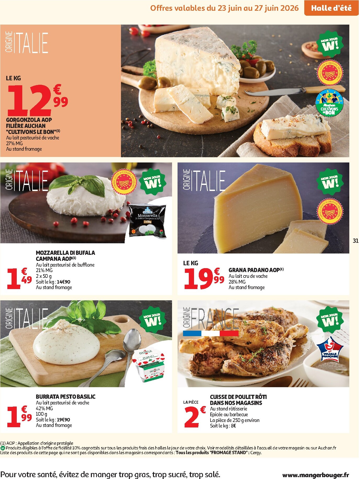 auchan - Flyer Auchan pour la semaine prochaine du du mardi 23/06/2026 au du dimanche 05/07/2026 - page: 31