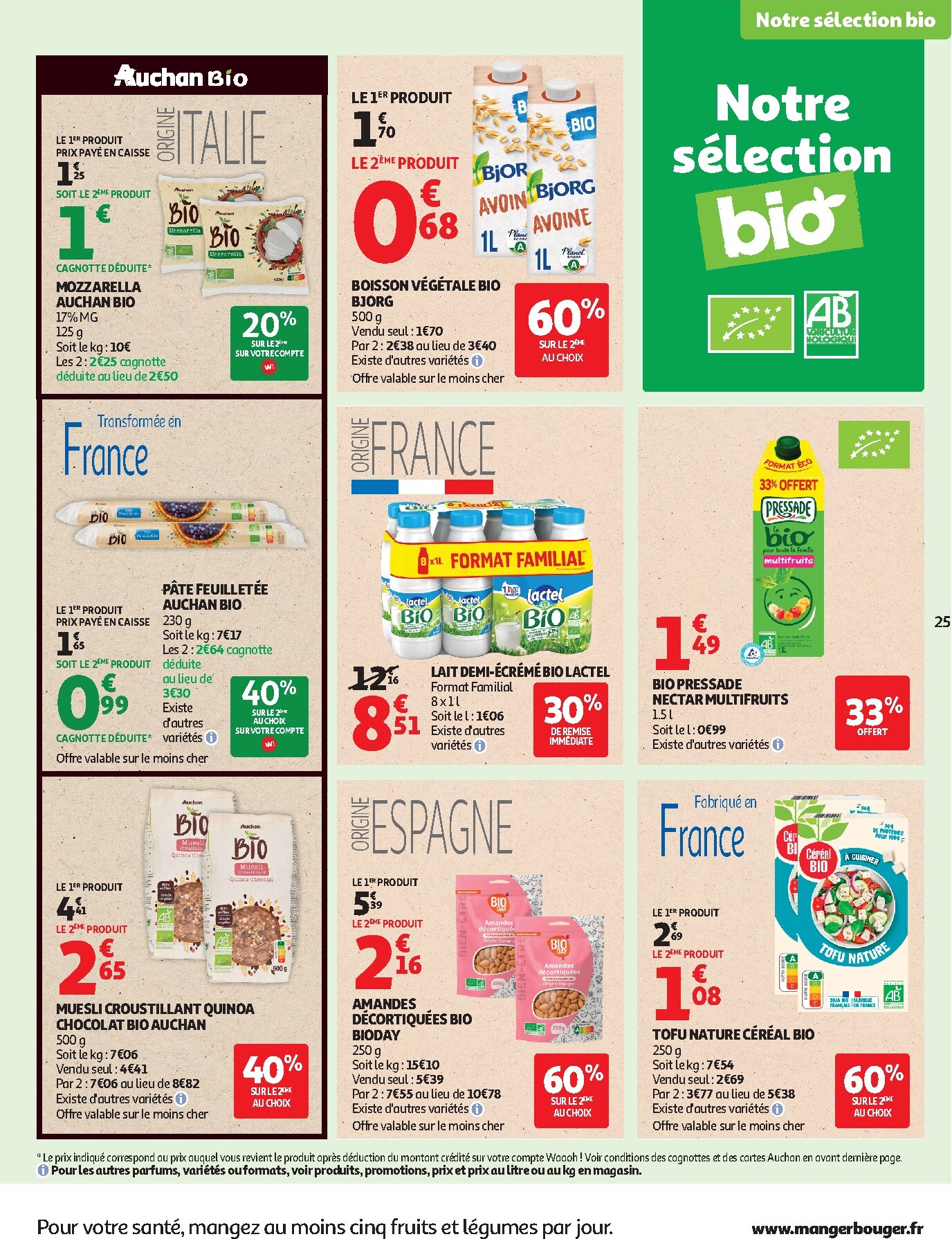 auchan - Prospectus Auchan Supermarché - Petit déj, goûter valide du du mercredi 15/07/2026 au du samedi 25/07/2026 - page: 25