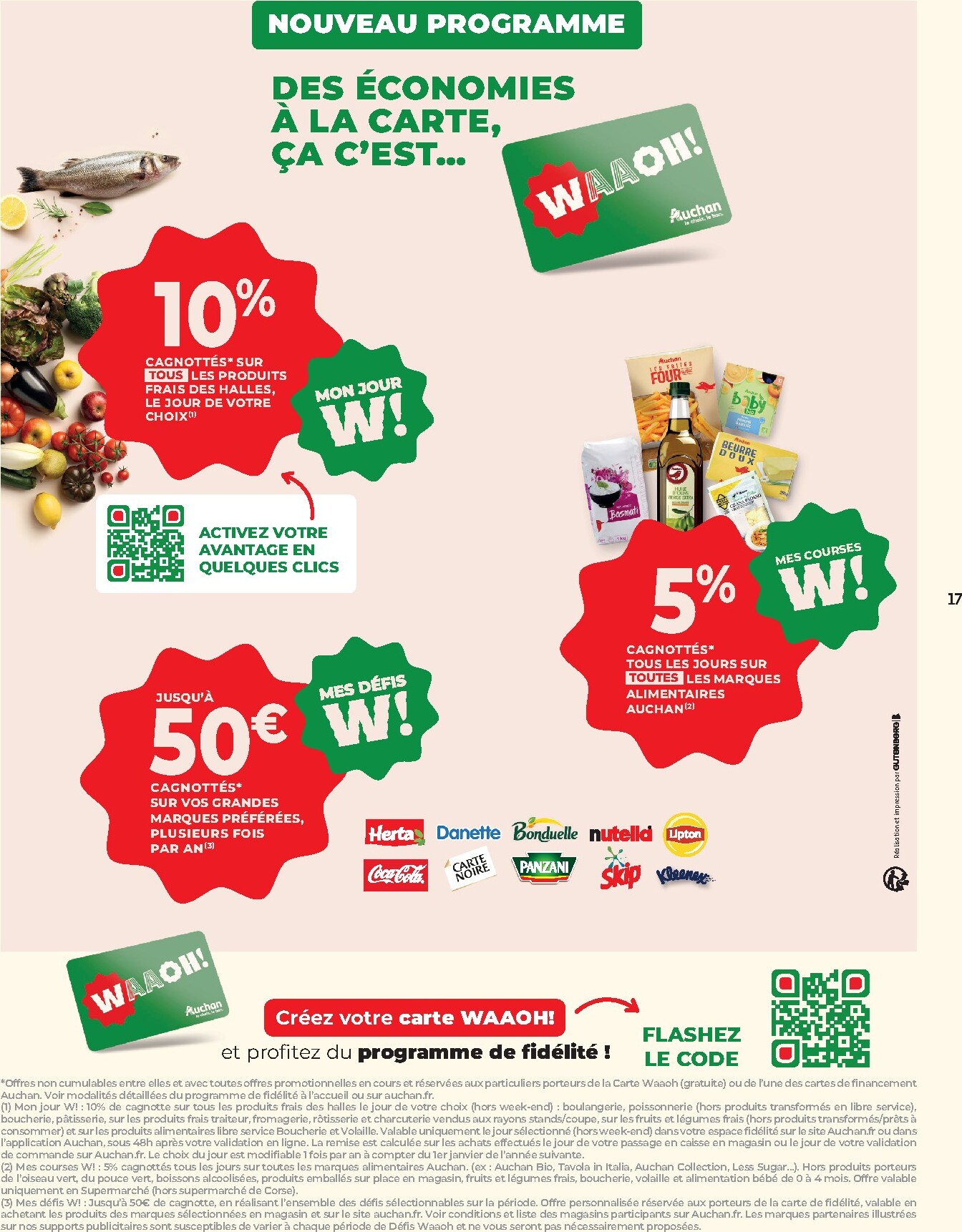 auchan - Prospectus Auchan Supermarché - Petit déj, goûter valide du du mercredi 15/07/2026 au du samedi 25/07/2026 - page: 17