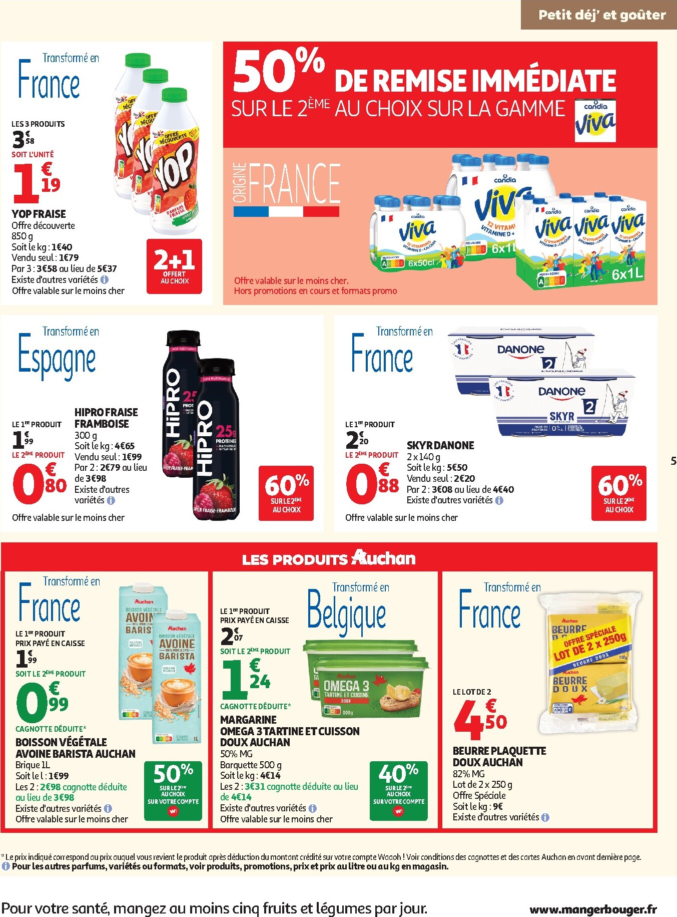 auchan - Prospectus Auchan Supermarché - Petit déj, goûter valide du du mercredi 15/07/2026 au du samedi 25/07/2026 - page: 5