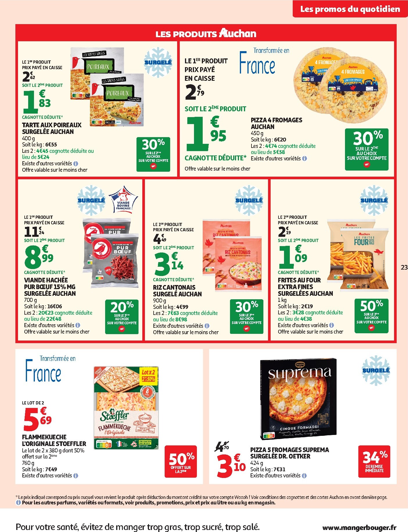 auchan - Prospectus Auchan Supermarché - Petit déj, goûter valide du du mercredi 15/07/2026 au du samedi 25/07/2026 - page: 23
