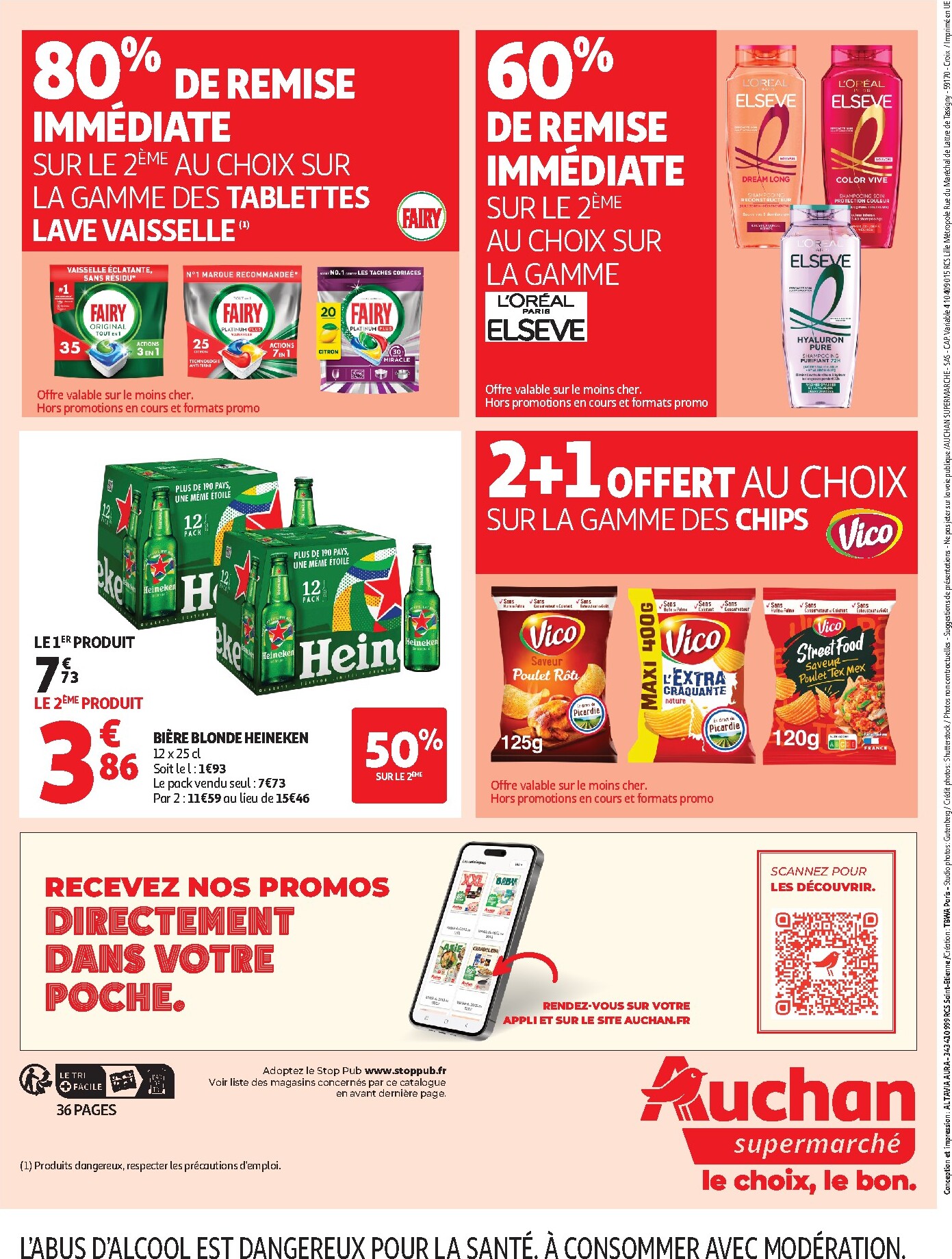 auchan - Prospectus Auchan Supermarché - Petit déj, goûter valide du du mercredi 15/07/2026 au du samedi 25/07/2026 - page: 36