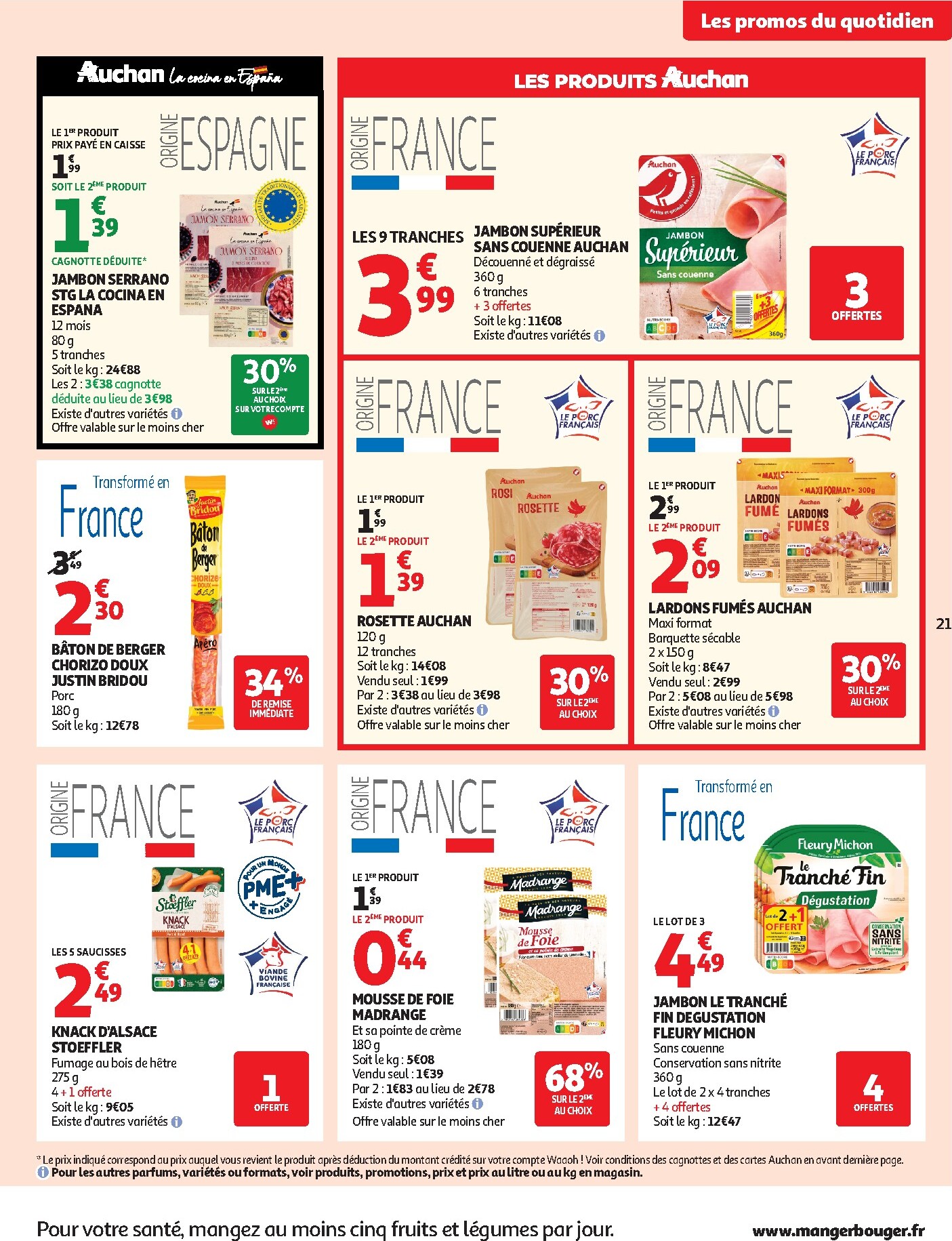auchan - Prospectus Auchan Supermarché - Petit déj, goûter valide du du mercredi 15/07/2026 au du samedi 25/07/2026 - page: 21