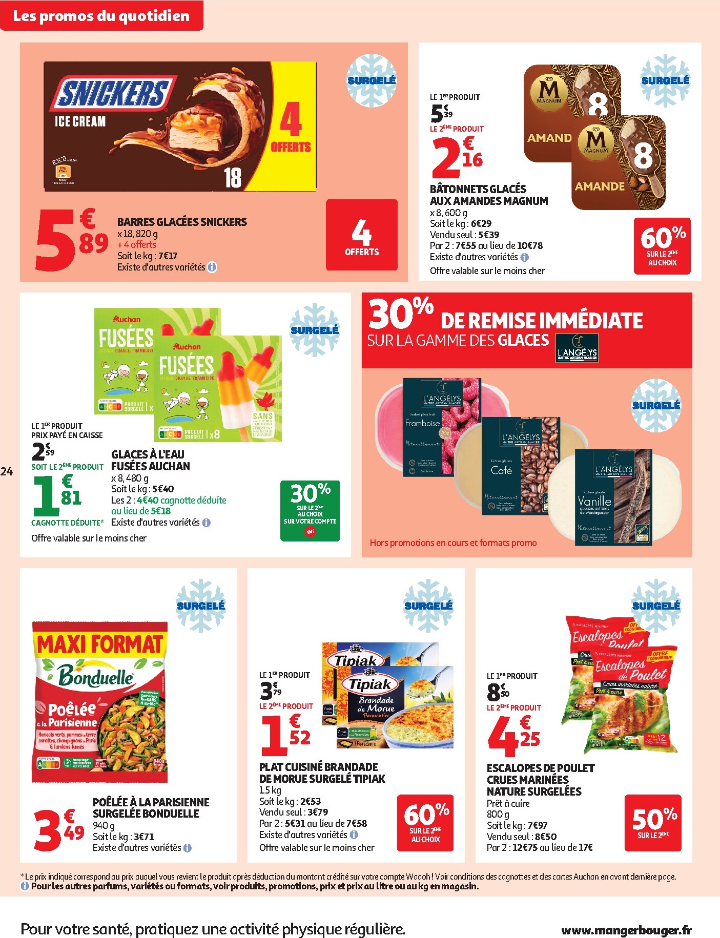 auchan - Prospectus Auchan Supermarché - Petit déj, goûter valide du du mercredi 15/07/2026 au du samedi 25/07/2026 - page: 24