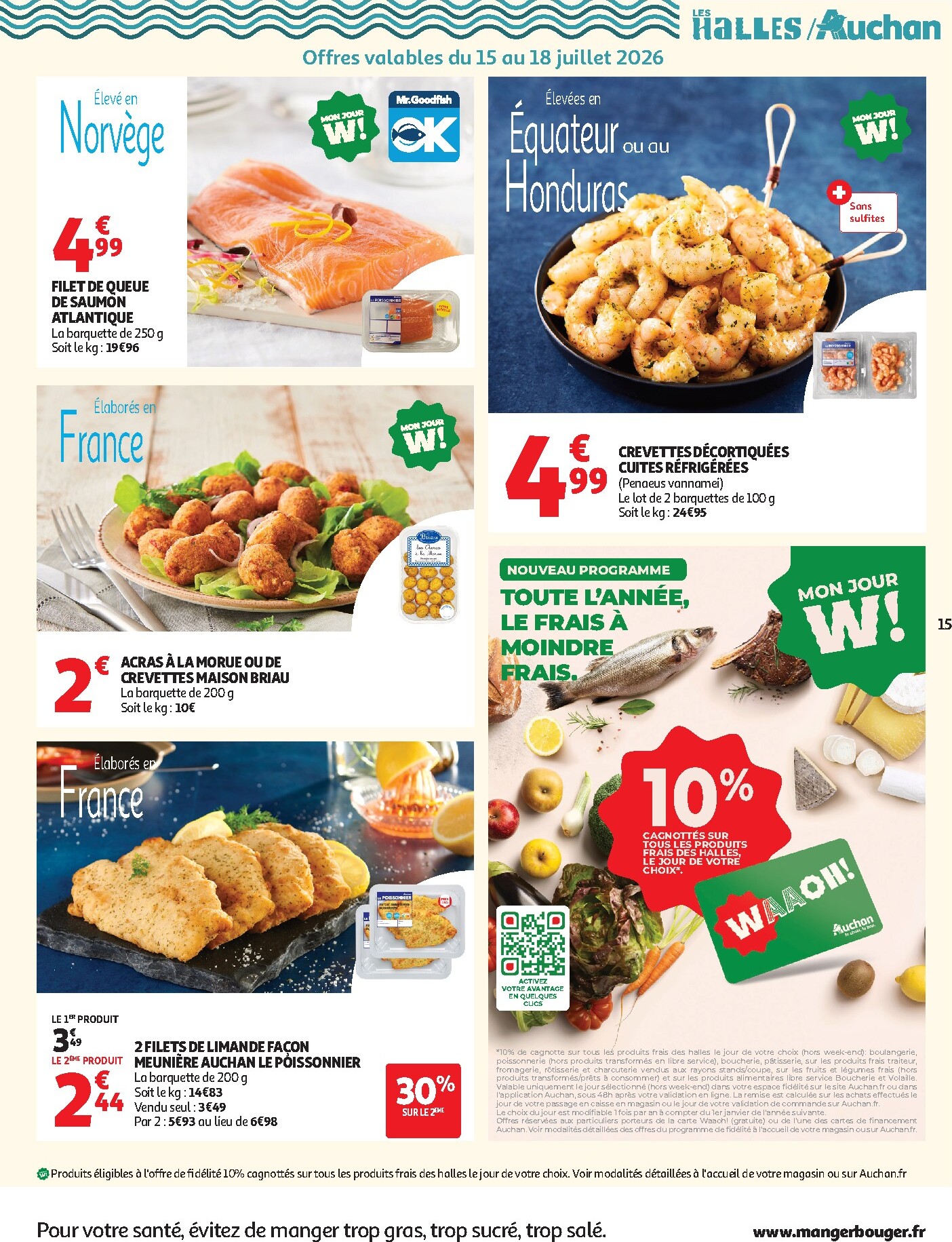 auchan - Prospectus Auchan Supermarché - Petit déj, goûter valide du du mercredi 15/07/2026 au du samedi 25/07/2026 - page: 15