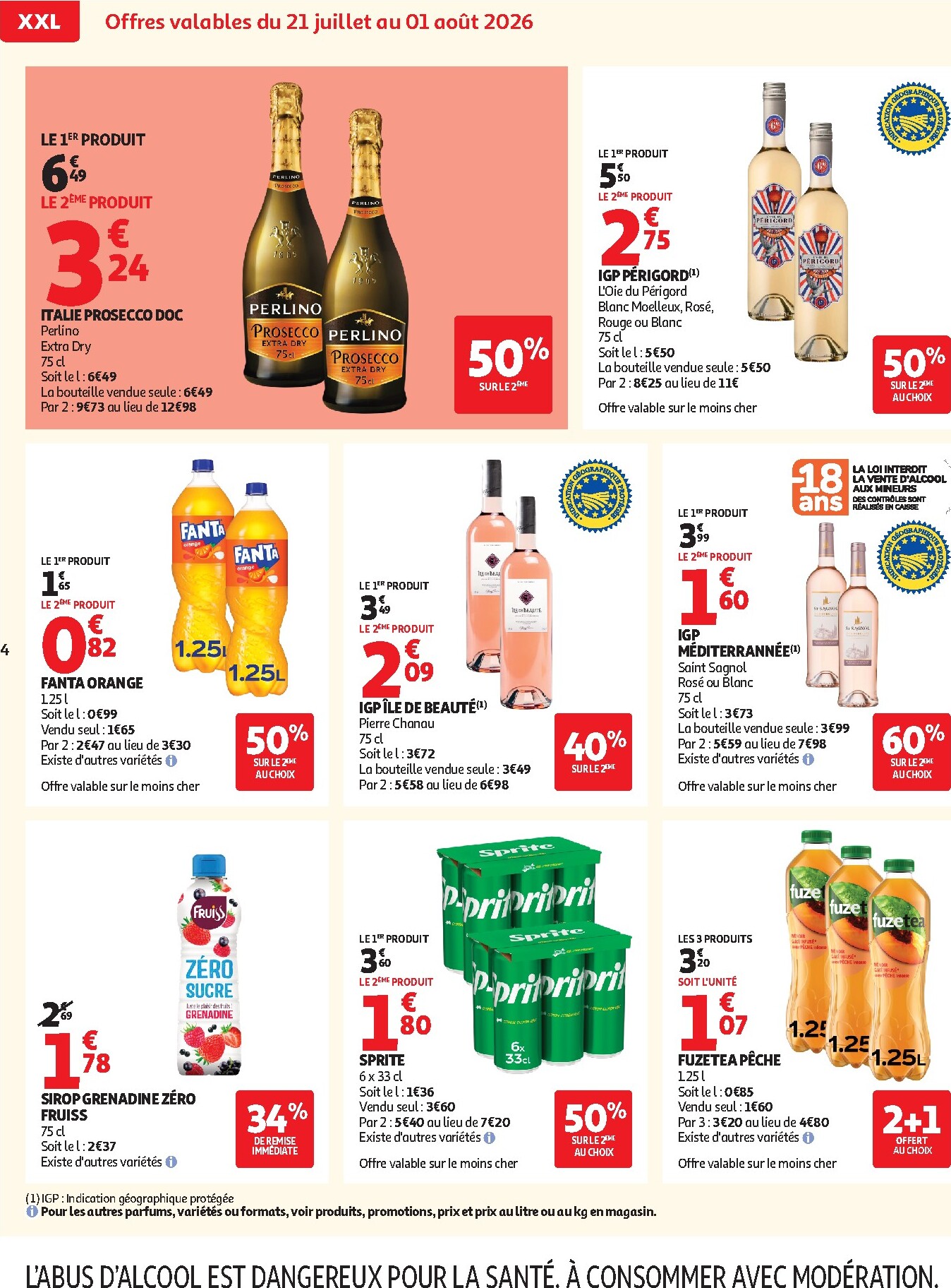 auchan - Flyer Auchan - Supermarché pour la semaine prochaine du du mardi 21/07/2026 au du samedi 25/07/2026 - page: 4