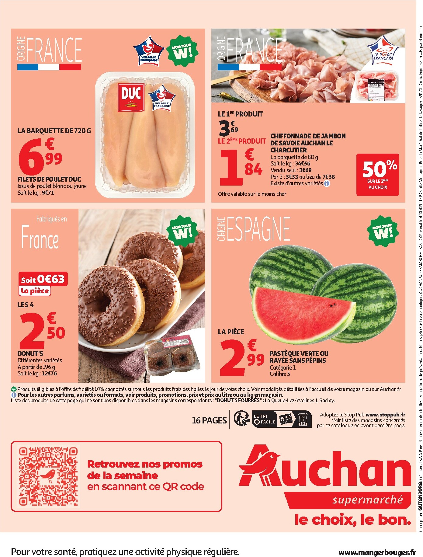auchan - Flyer Auchan - Supermarché pour la semaine prochaine du du mardi 21/07/2026 au du samedi 25/07/2026 - page: 16