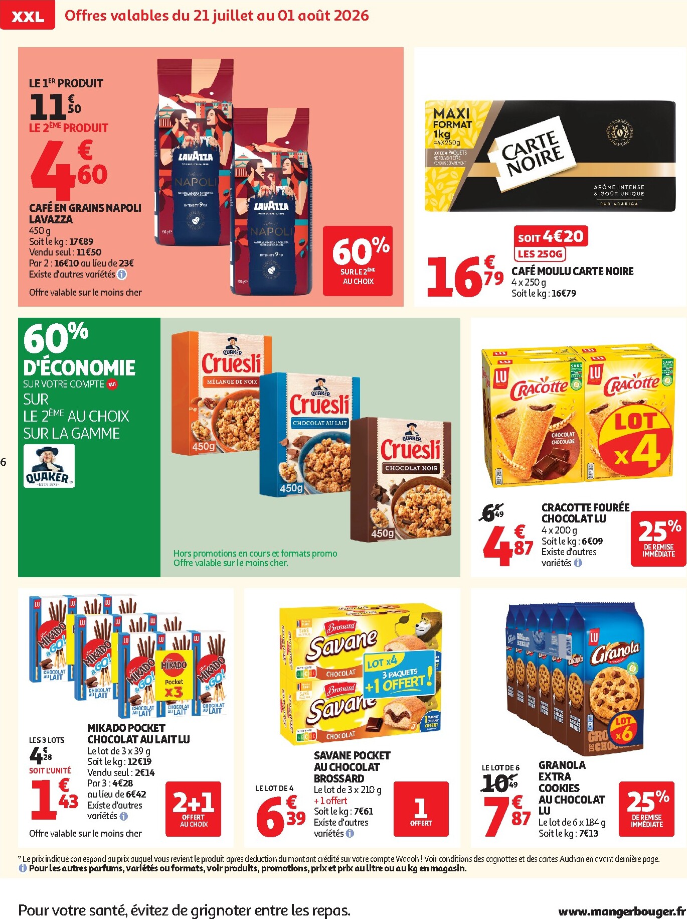 auchan - Flyer Auchan - Supermarché pour la semaine prochaine du du mardi 21/07/2026 au du samedi 25/07/2026 - page: 6