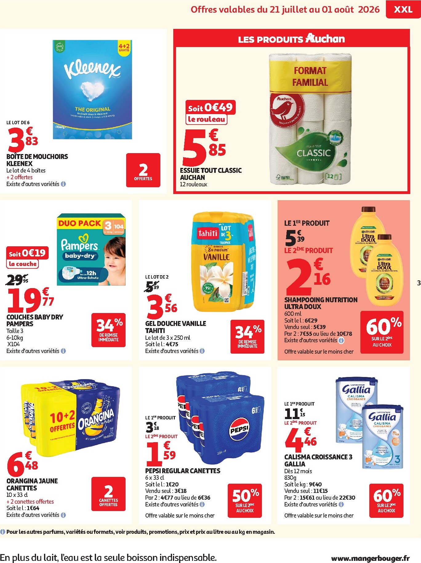 auchan - Flyer Auchan - Supermarché pour la semaine prochaine du du mardi 21/07/2026 au du samedi 25/07/2026 - page: 3