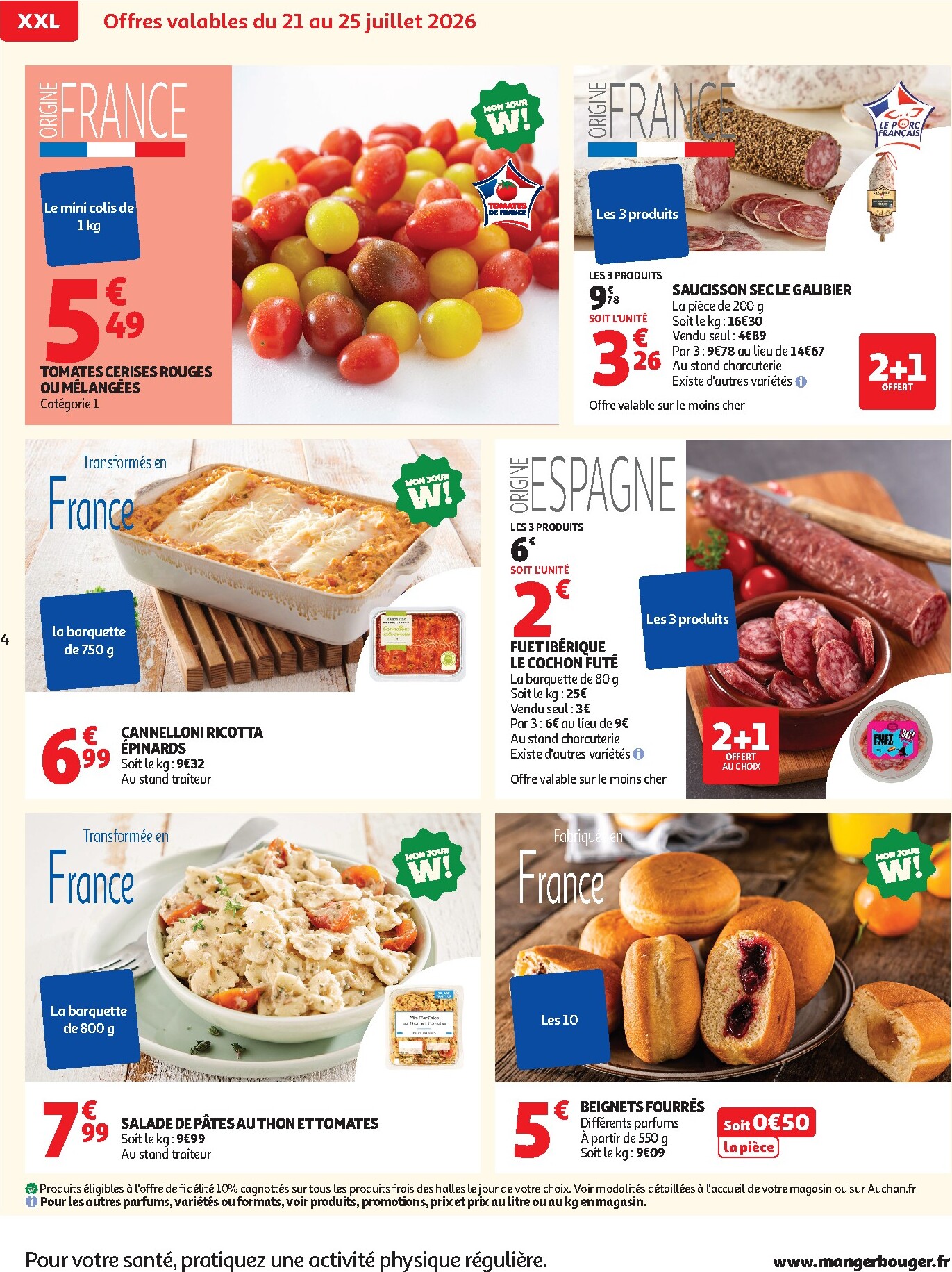 auchan - Flyer Auchan pour la semaine prochaine du du mardi 21/07/2026 au du dimanche 02/08/2026 - page: 4