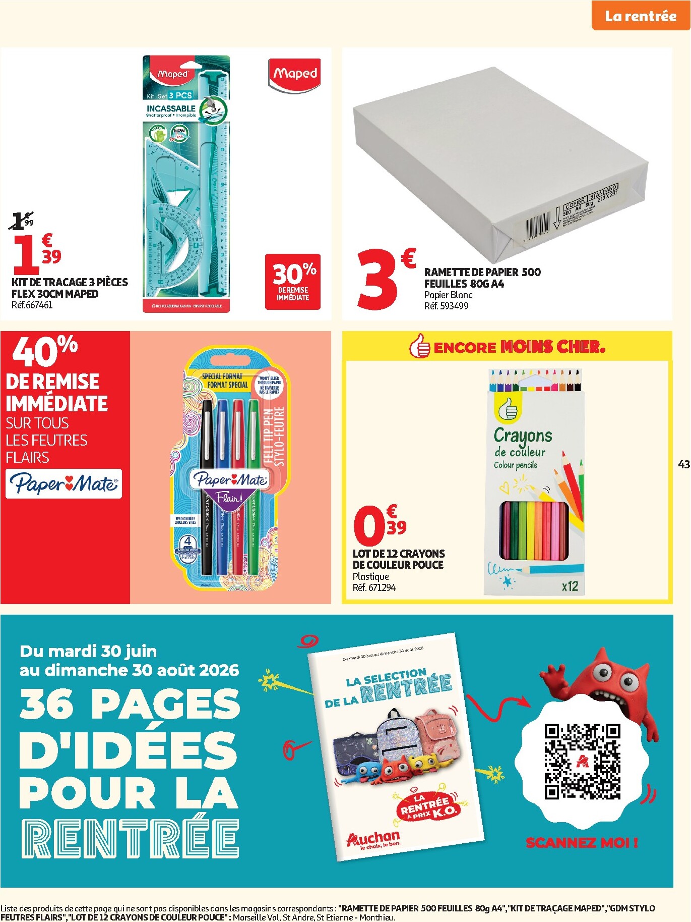auchan - Flyer Auchan pour la semaine prochaine du du mardi 21/07/2026 au du dimanche 02/08/2026 - page: 43