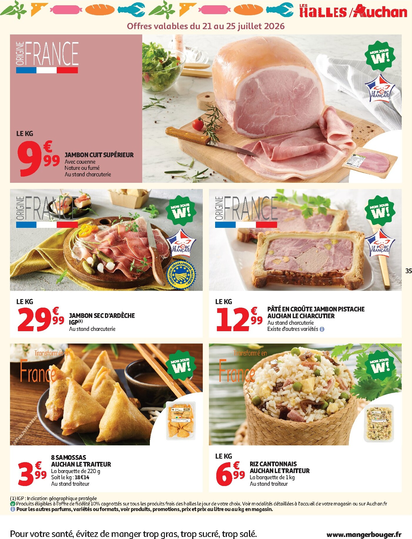 auchan - Flyer Auchan pour la semaine prochaine du du mardi 21/07/2026 au du dimanche 02/08/2026 - page: 35